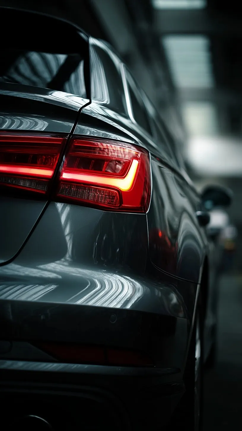 High-definition rear view of an Audi car, perfect as a stylish smartphone wallpaper or e-commerce display image.