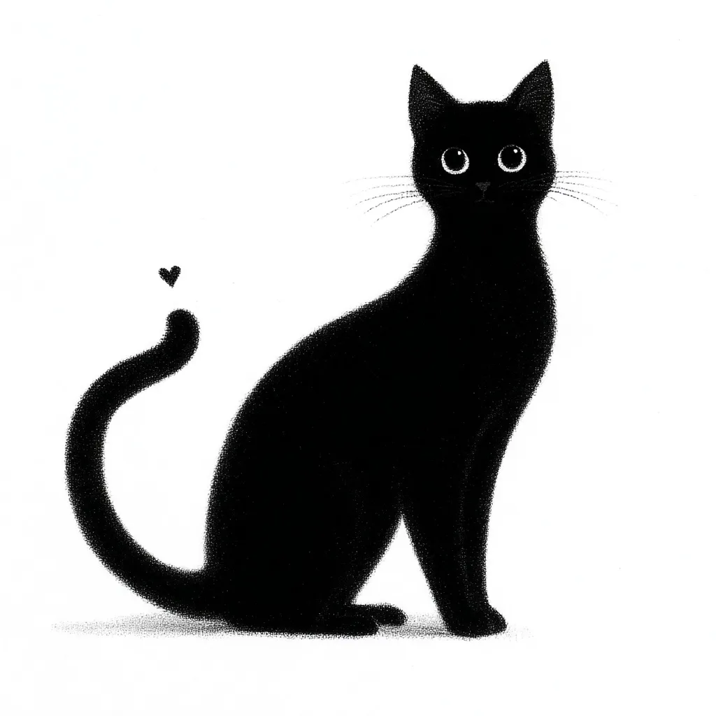 Black Cat Silhouette 2