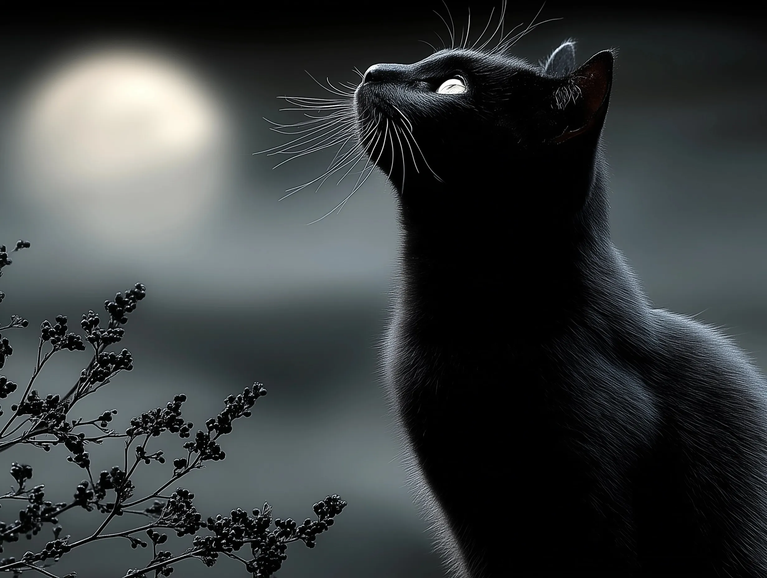 Black Cat Silhouette 5