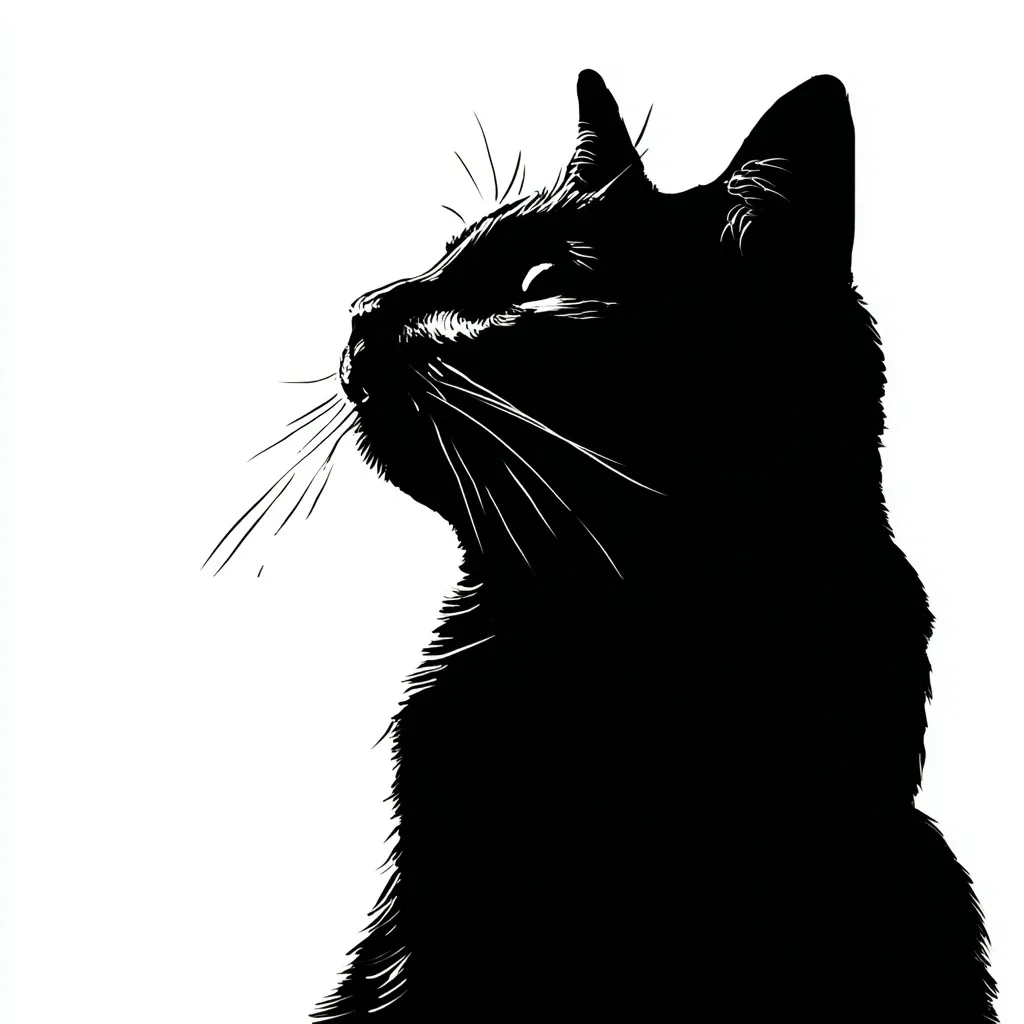 Black Cat Silhouette 7