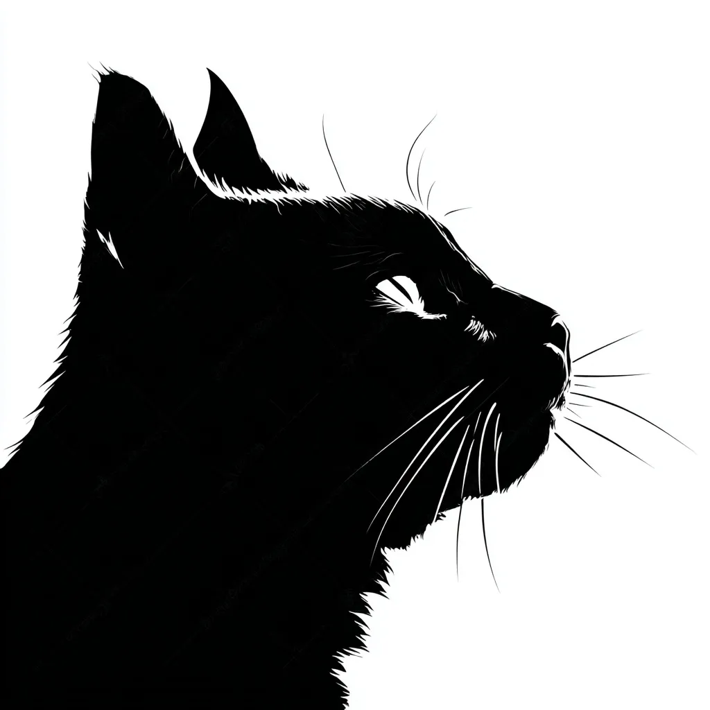 Black Cat Silhouette 8