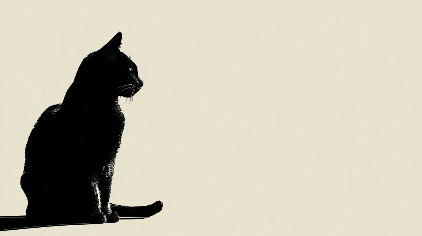 Black Cat Silhouette 17