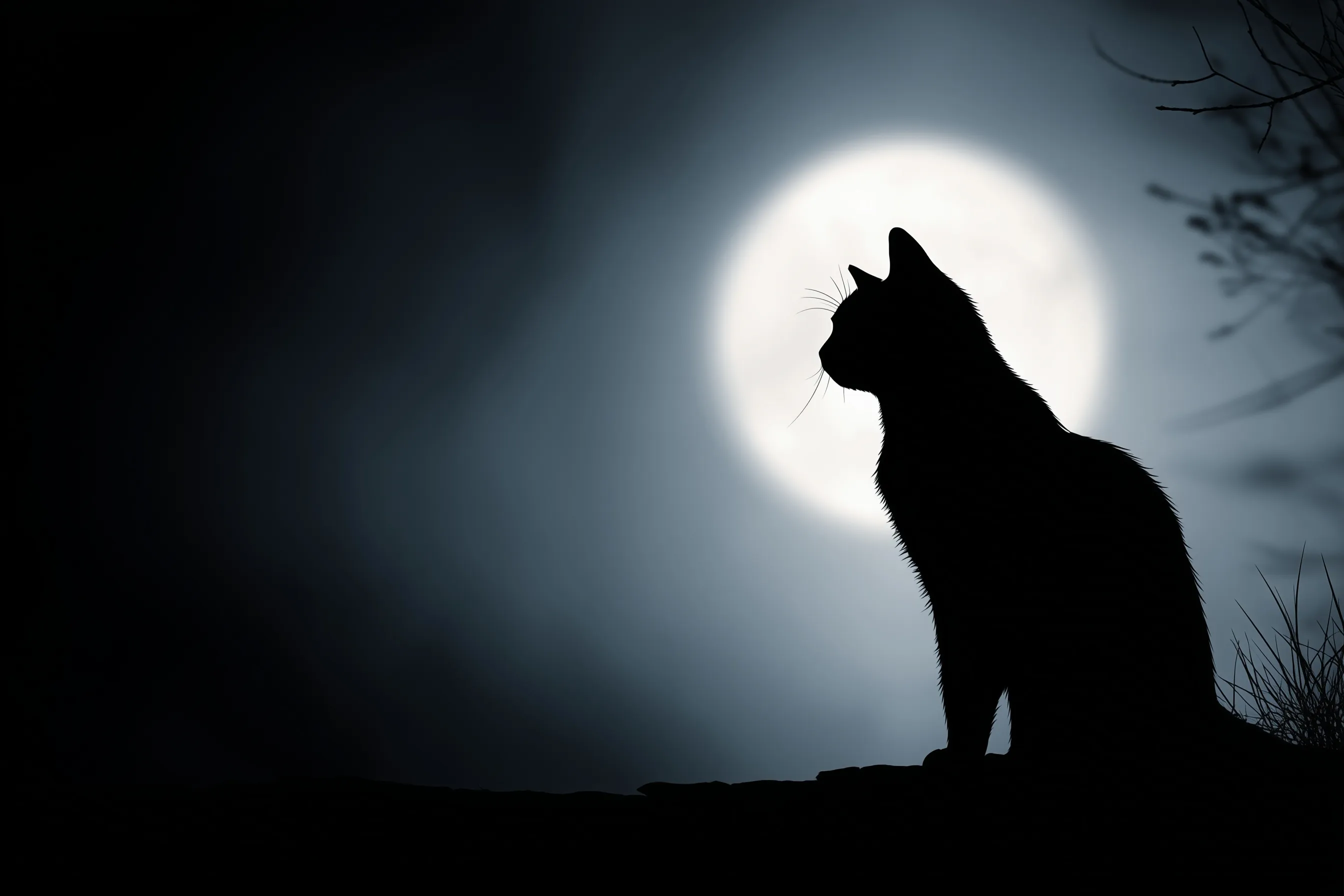 Black Cat Silhouette 21