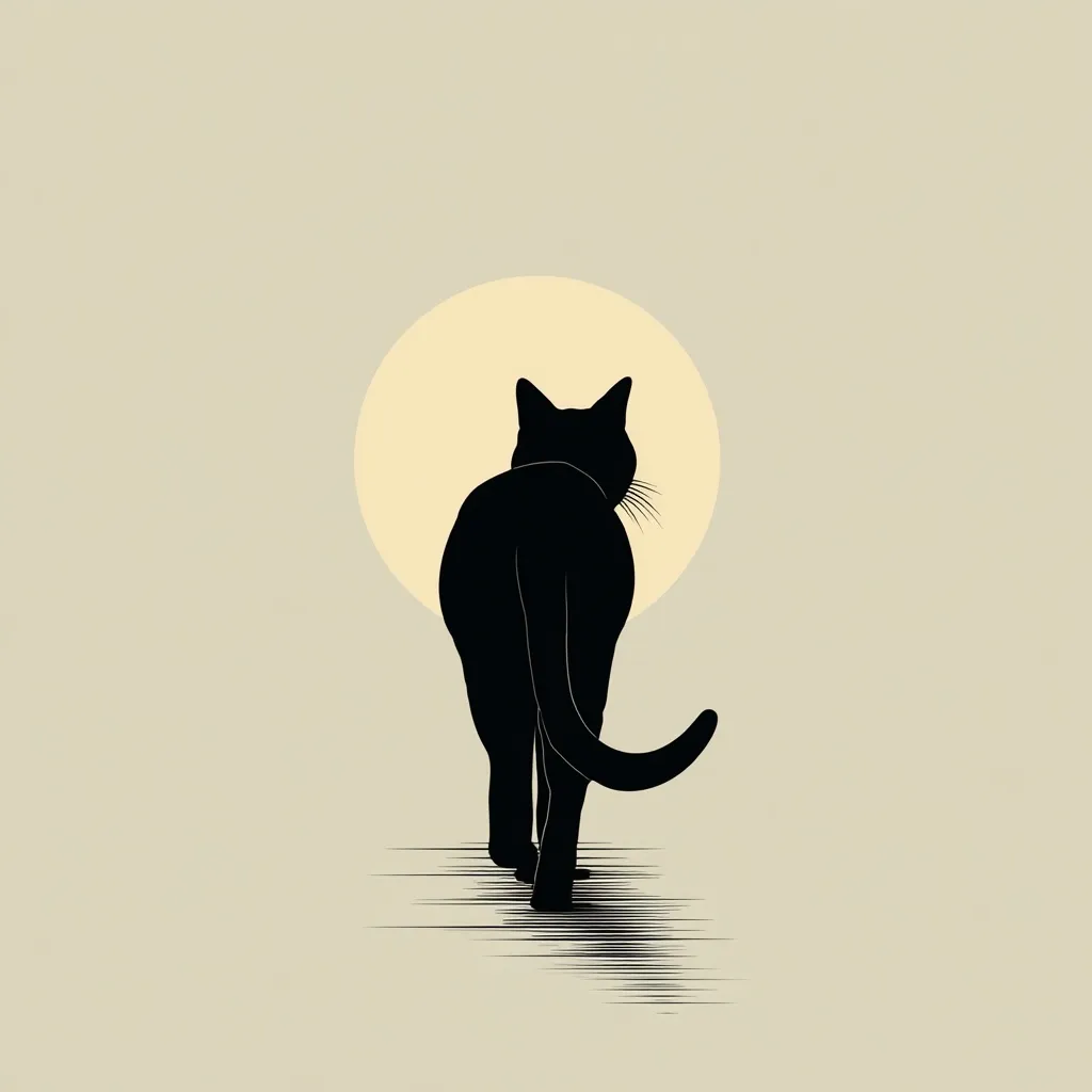 Black Cat Silhouette 27