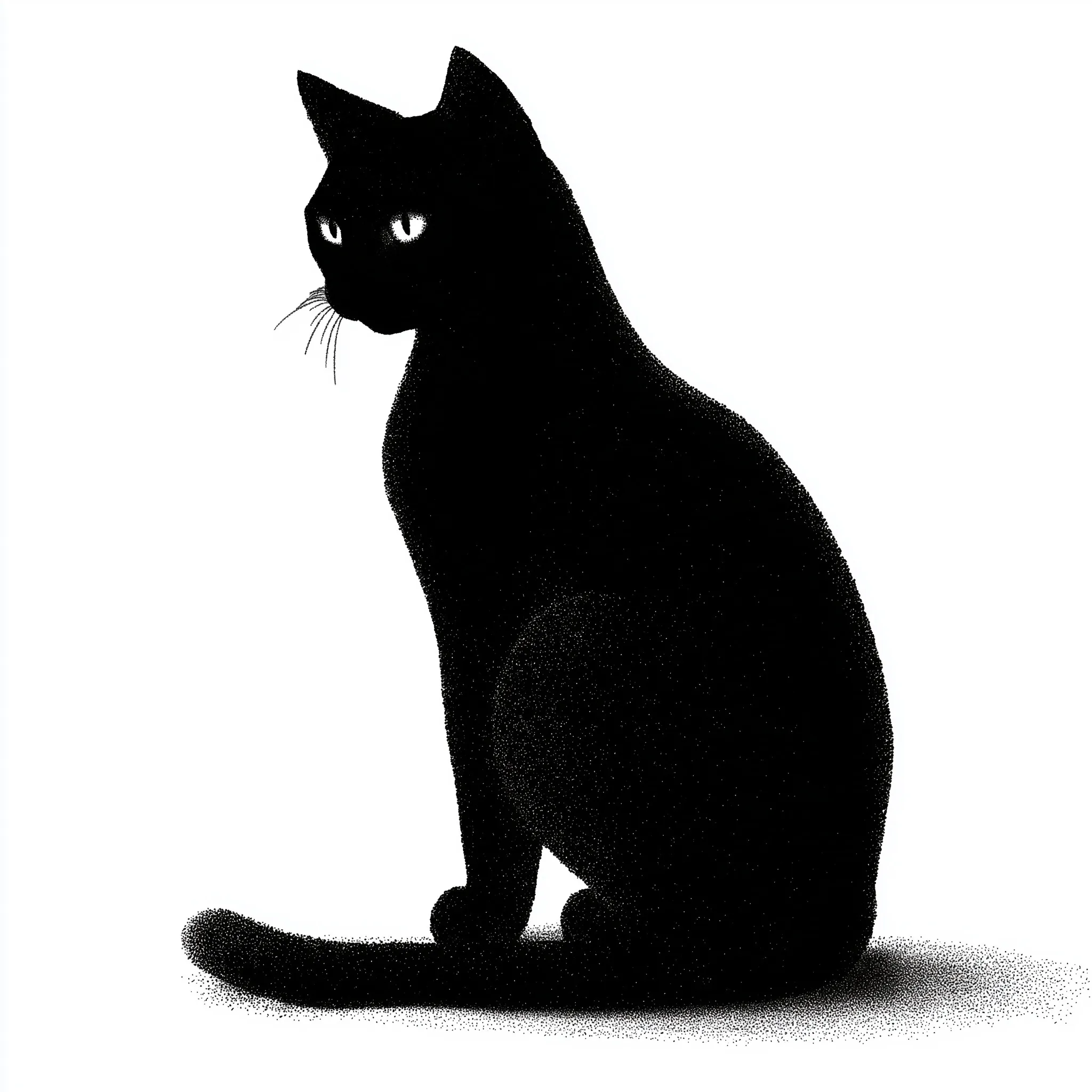 Black Cat Silhouette 32