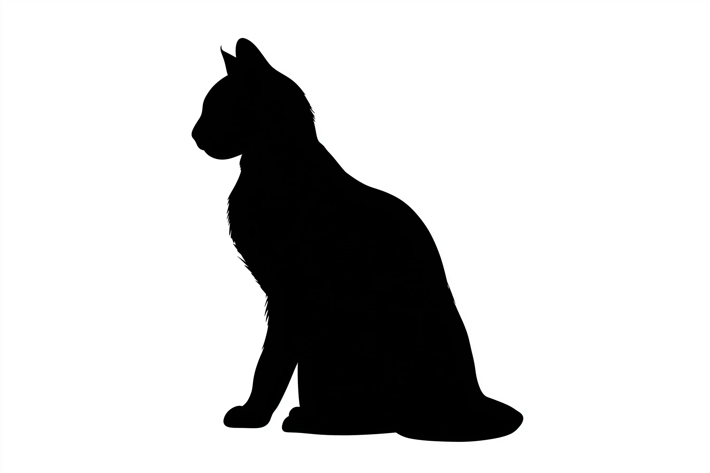 Black Cat Silhouette 35