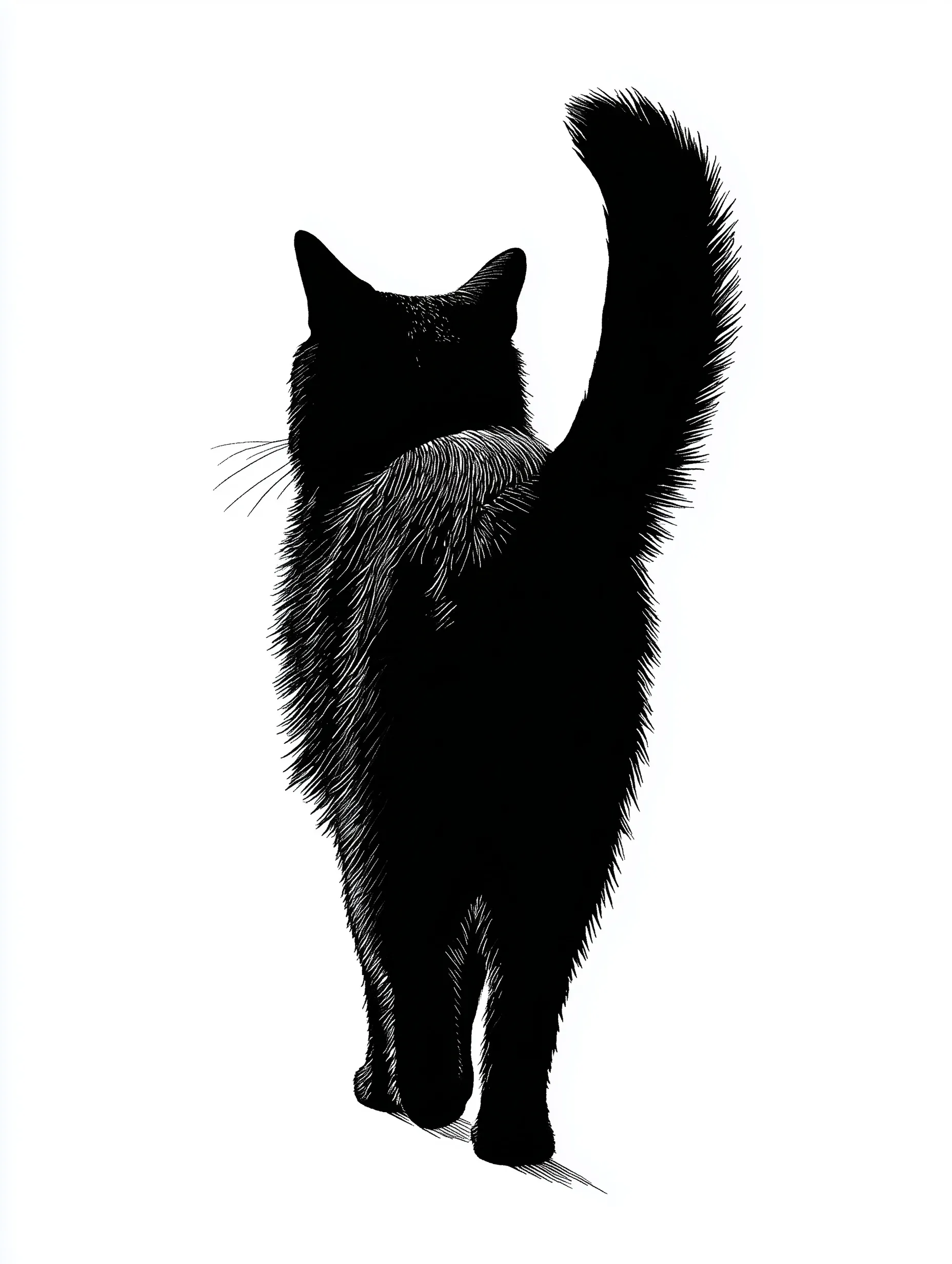 Black Cat Silhouette 36