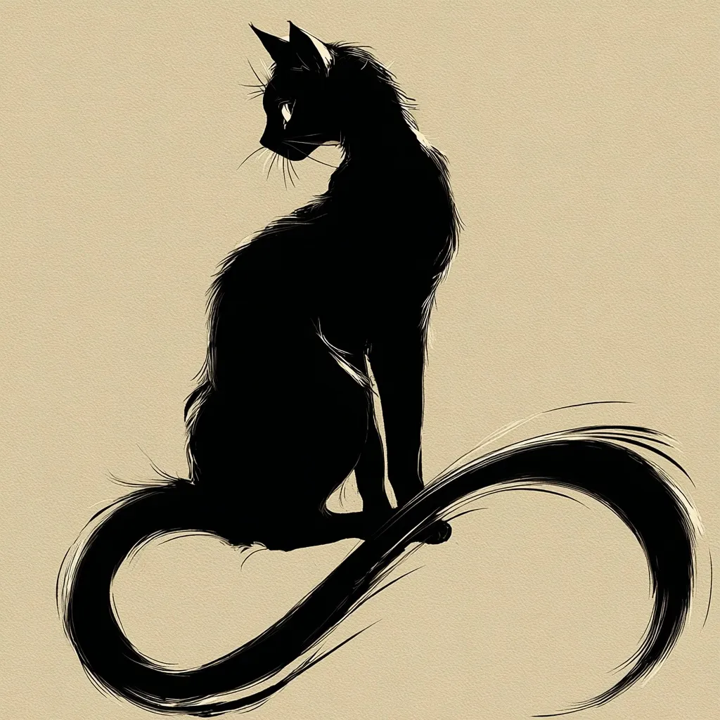 Black Cat Silhouette 37