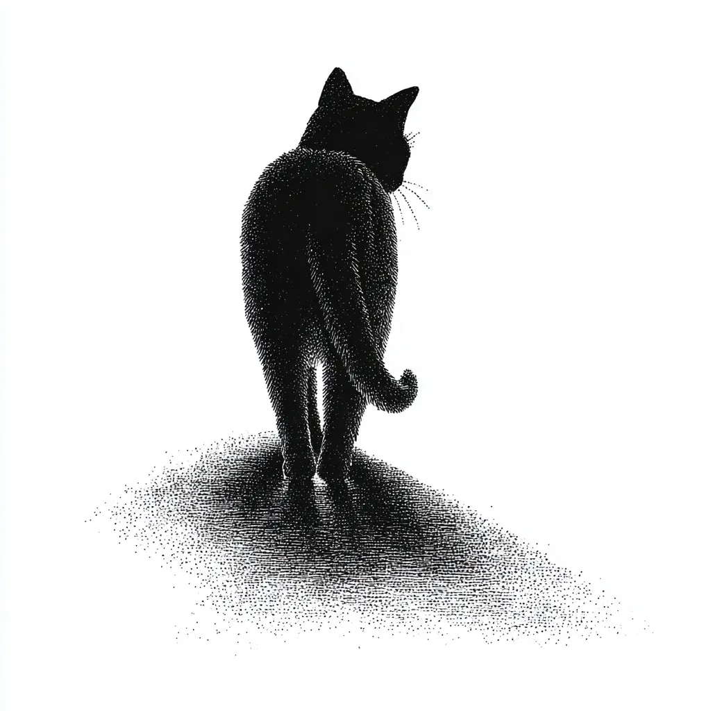 Black Cat Silhouette 38