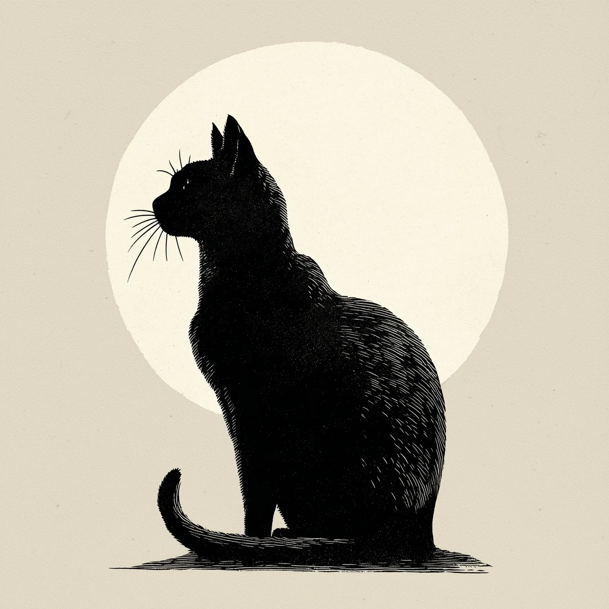 Black Cat Silhouette 43