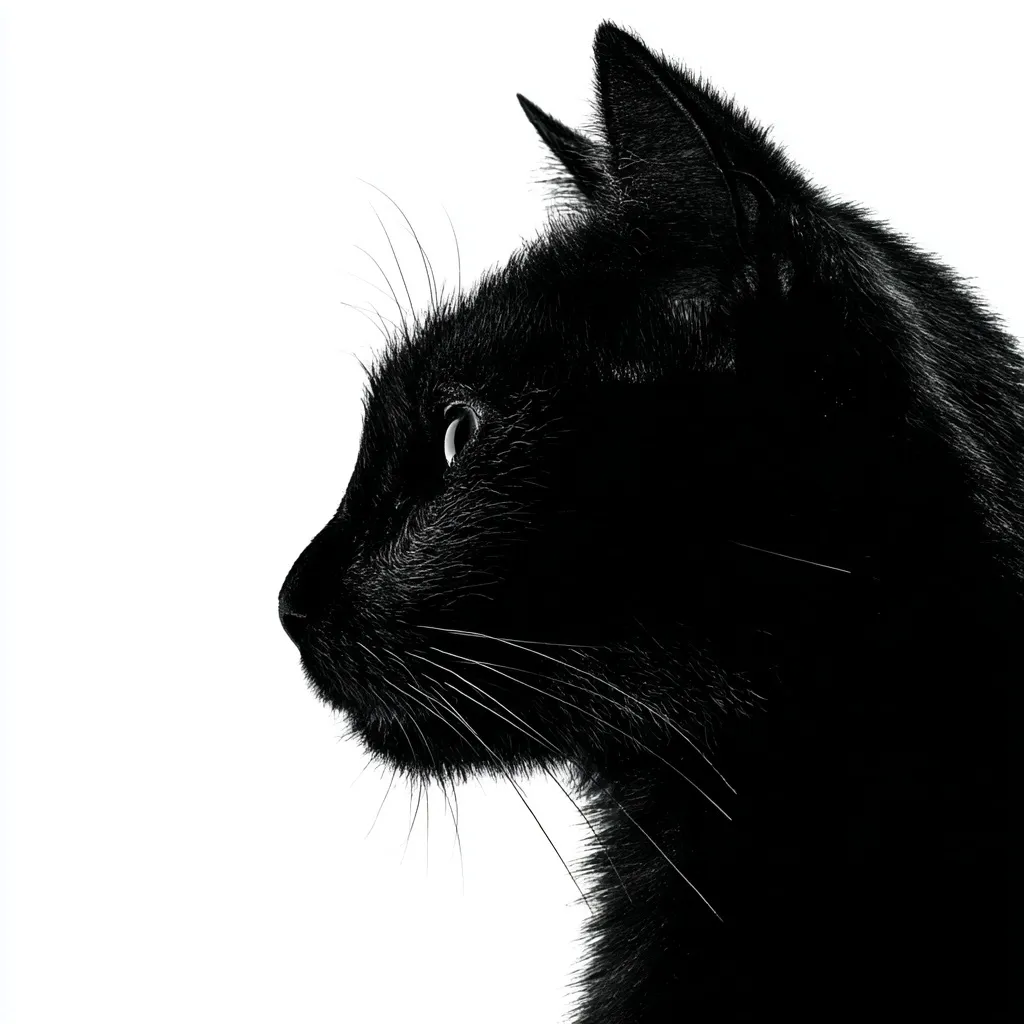 Black Cat Silhouette 46