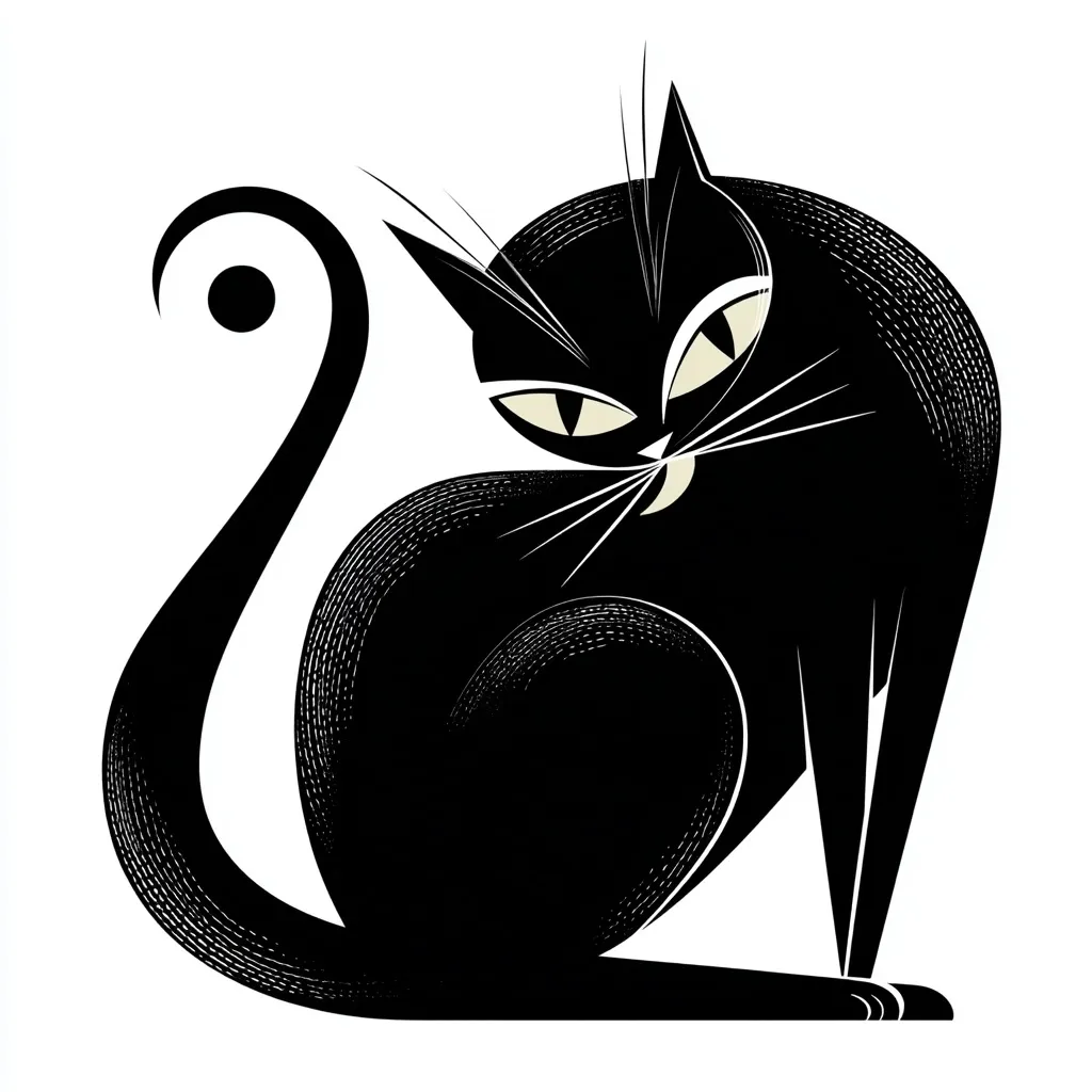 Black Cat Silhouette 51