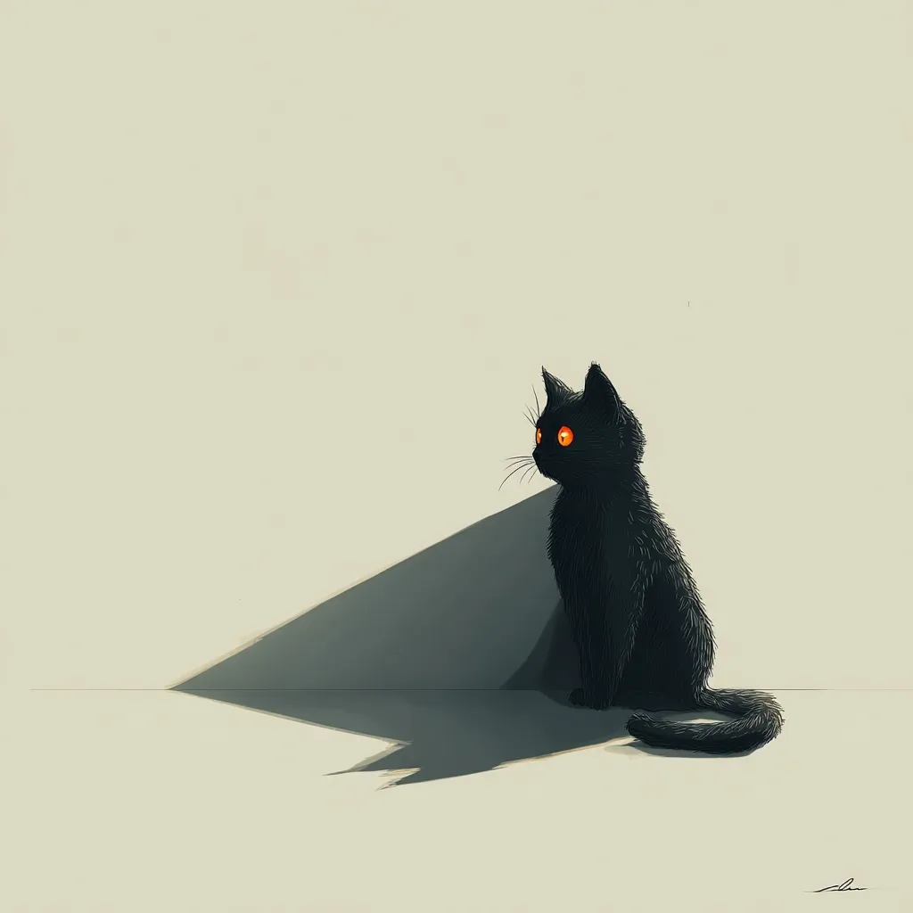 Black Cat Silhouette 54