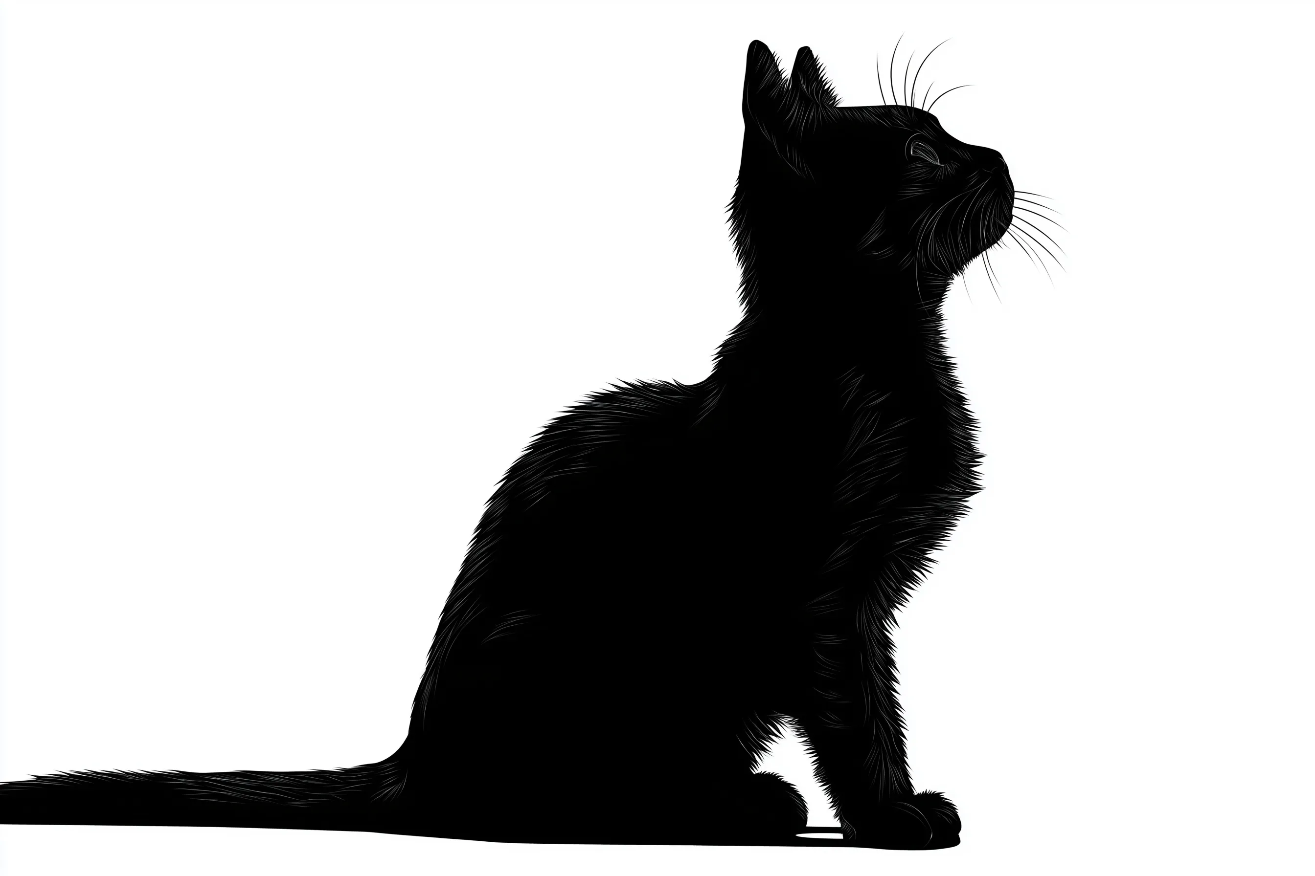 Black Cat Silhouette 55