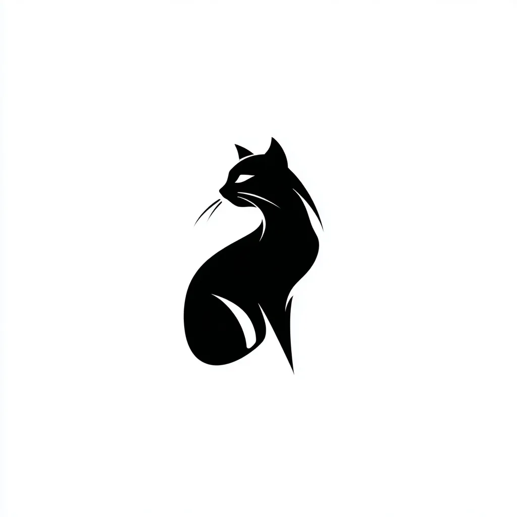 Black Cat Silhouette 56