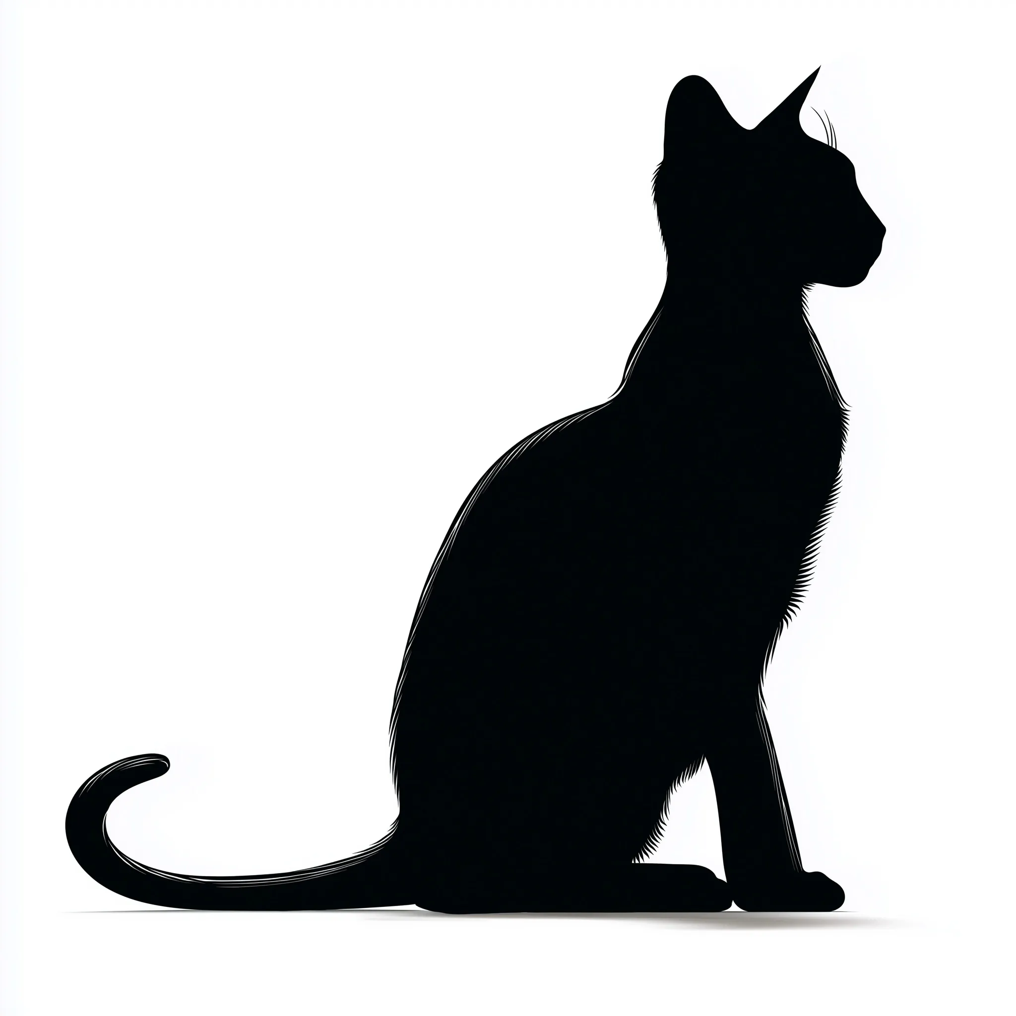 Black Cat Silhouette 61