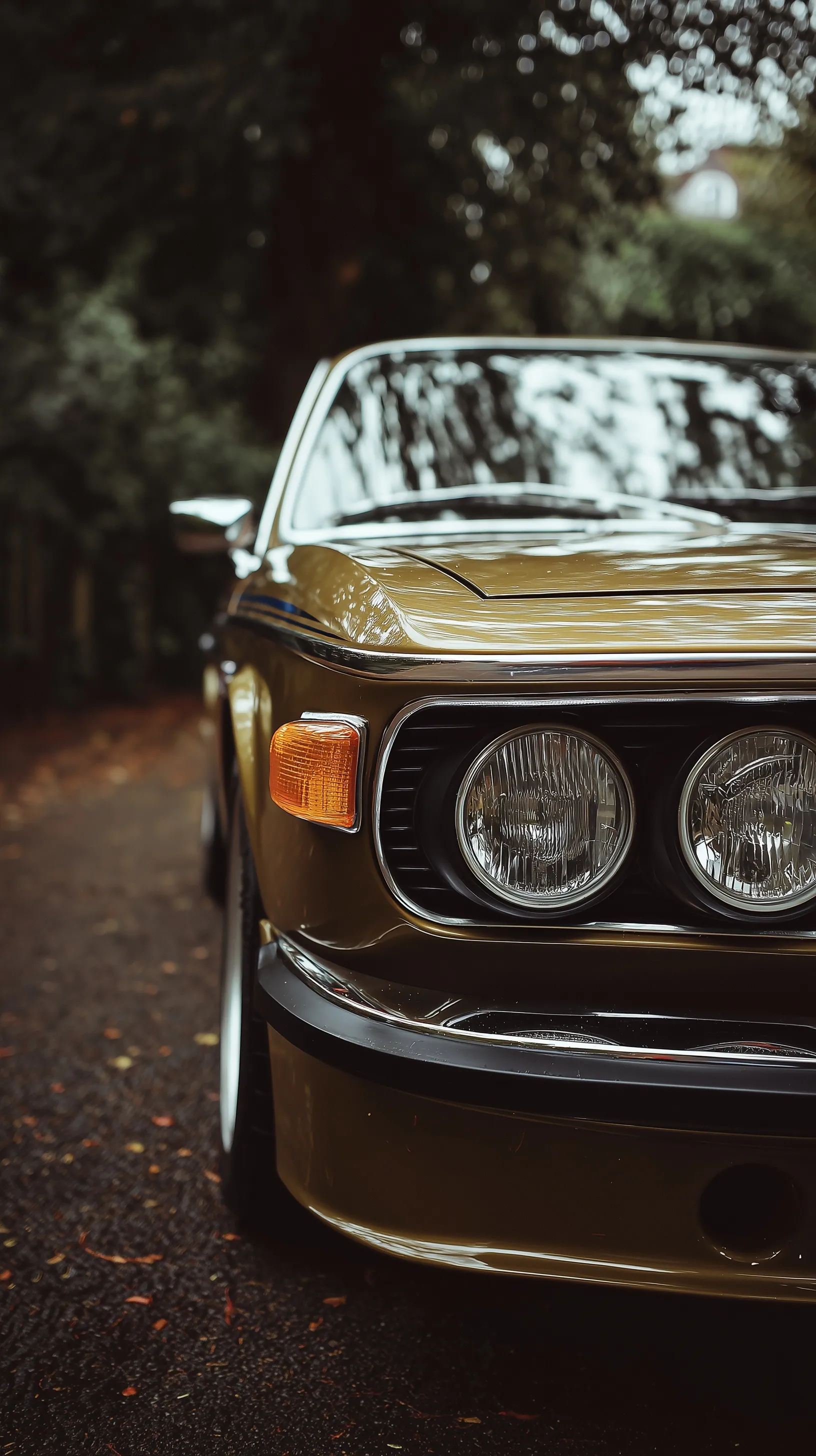 Sleek BMW luxury car parked in high resolution, perfect for a minimalist aesthetic iPhone wallpaper.