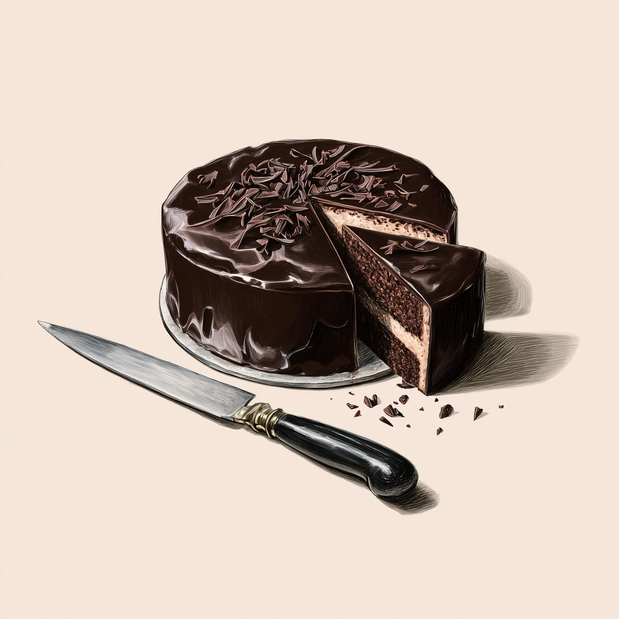 Chocolate Cake Design 17