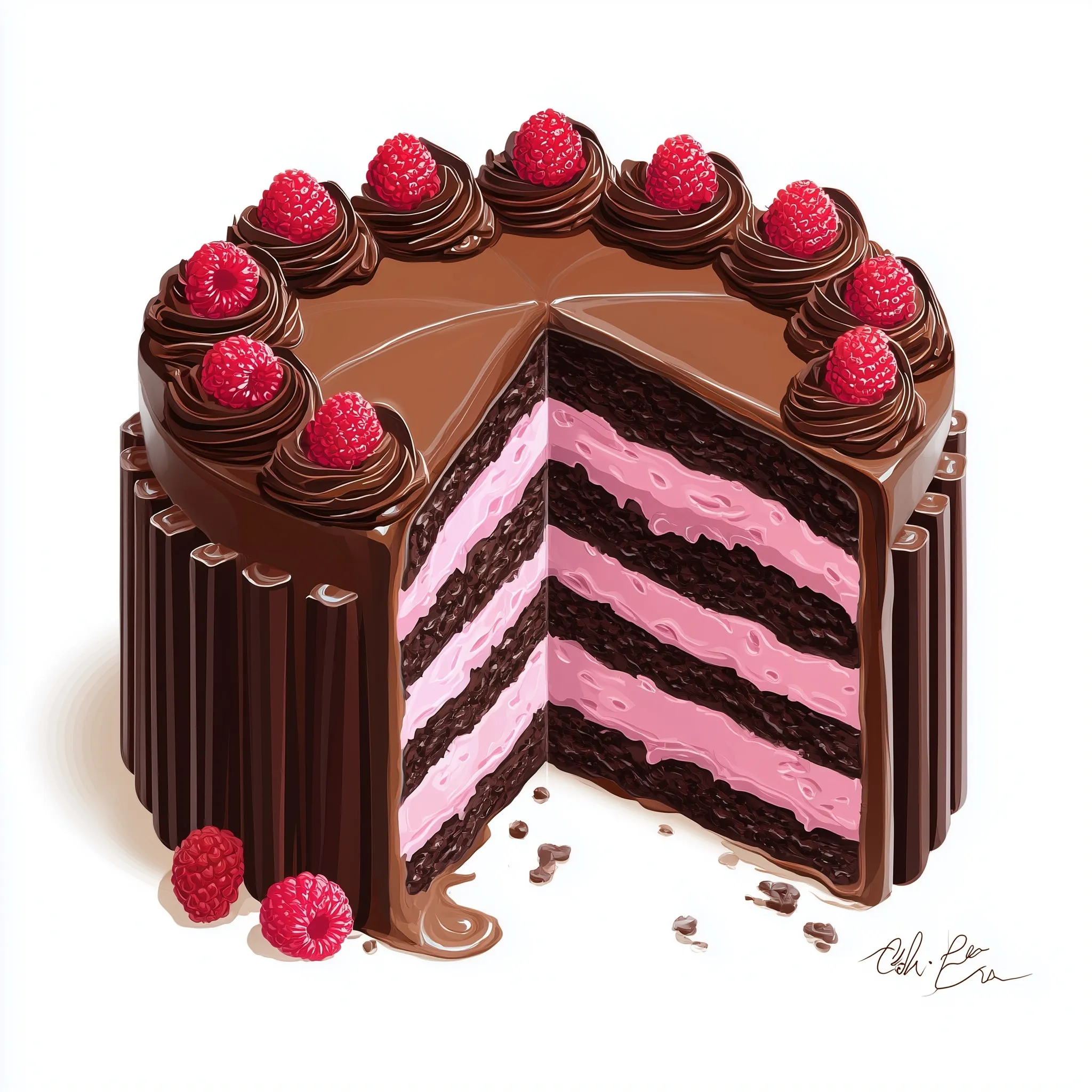 Chocolate Cake Design 38