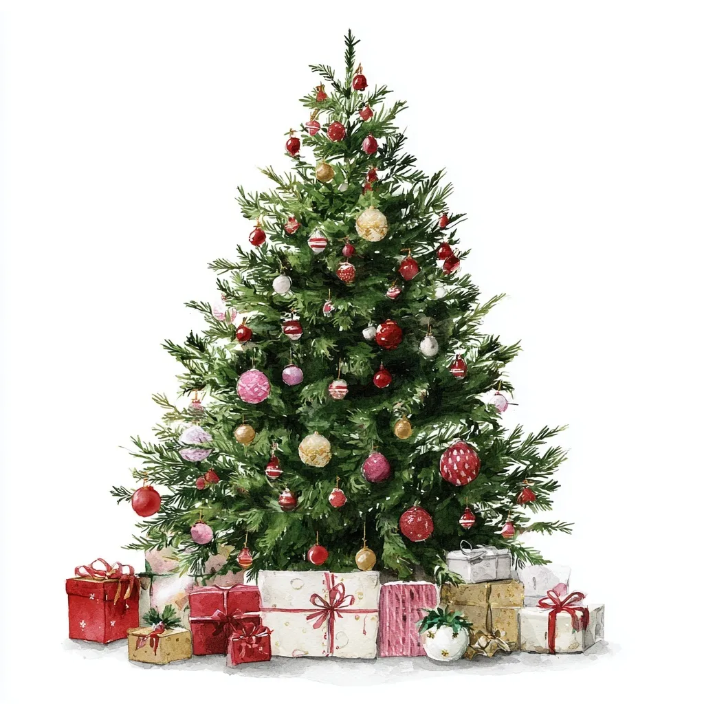 Christmas Tree With Gifts 3