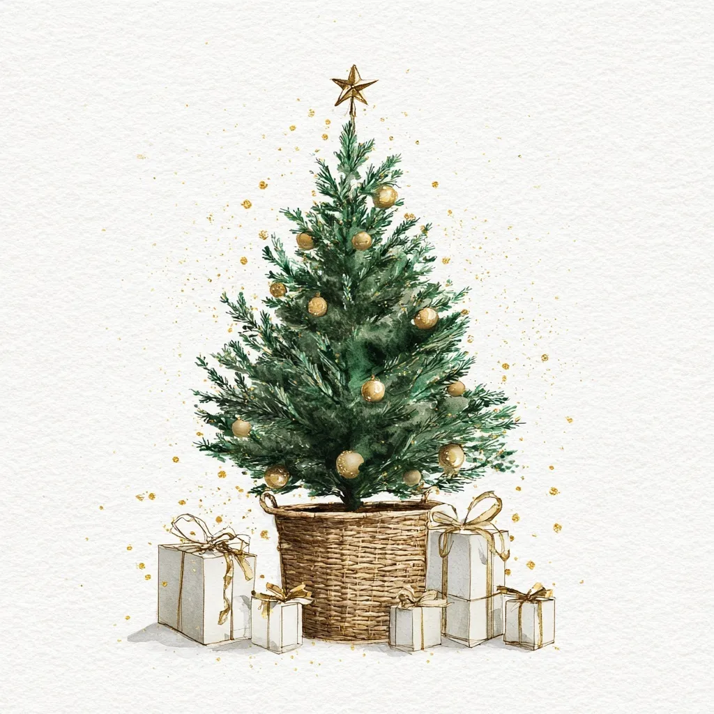 Christmas Tree With Gifts 4