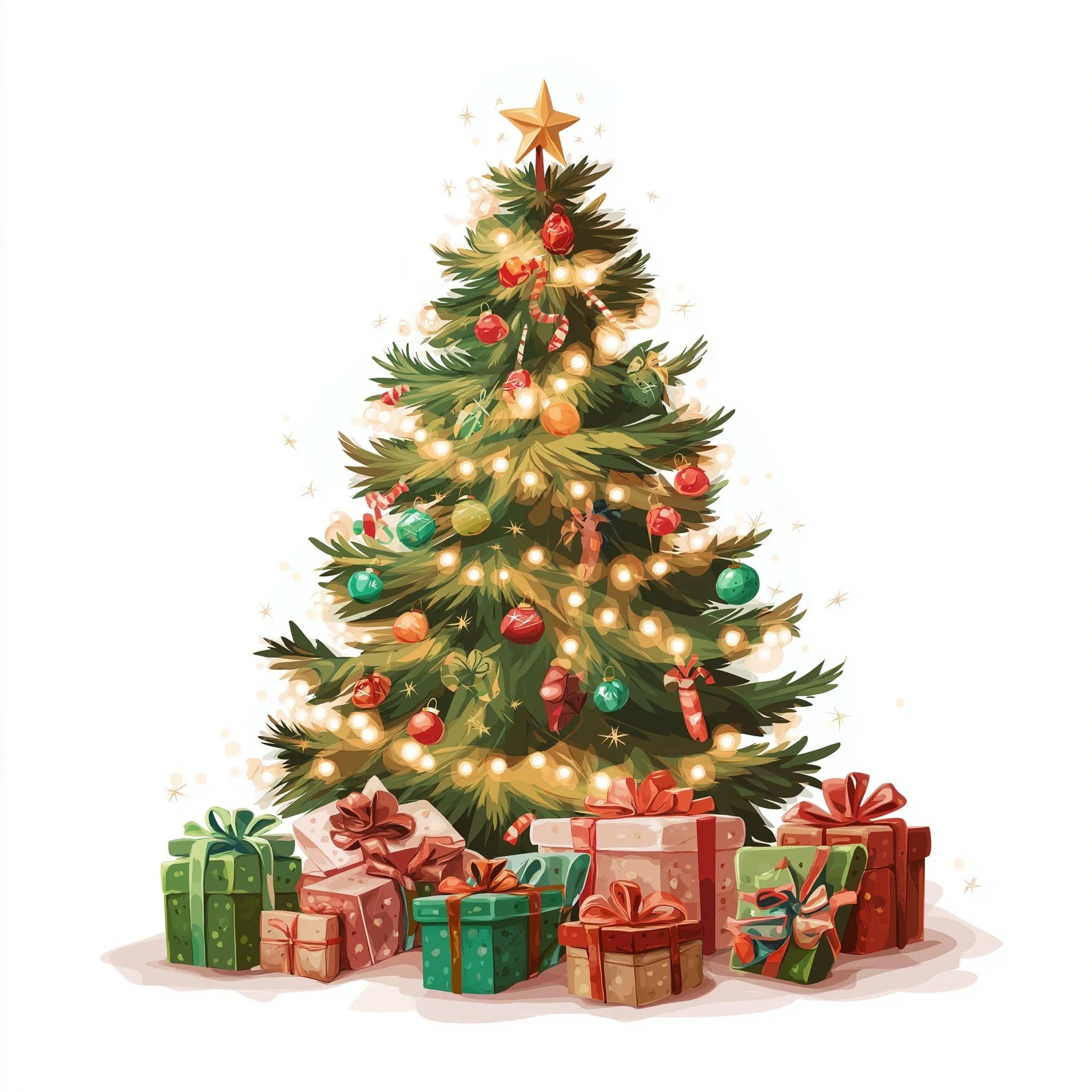 Christmas Tree With Gifts 11