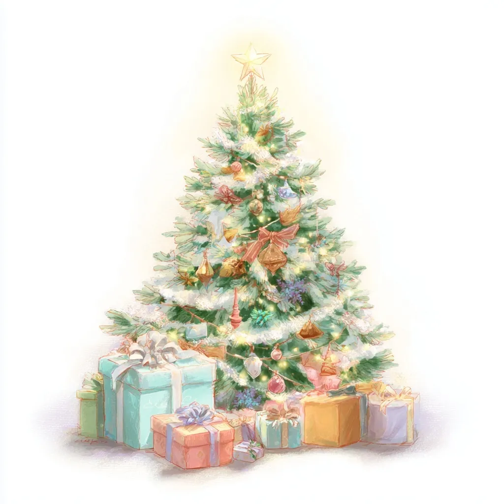 Christmas Tree With Gifts 16