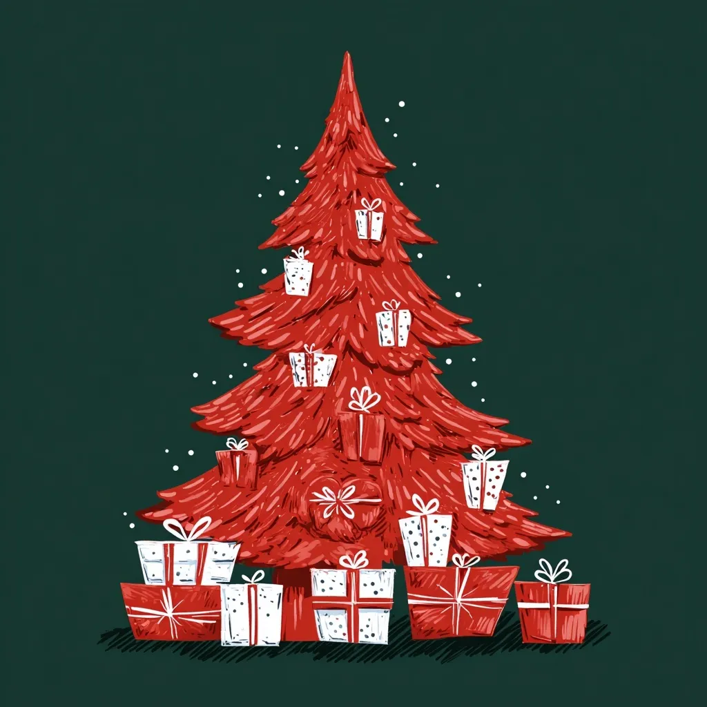 Christmas Tree With Gifts 17