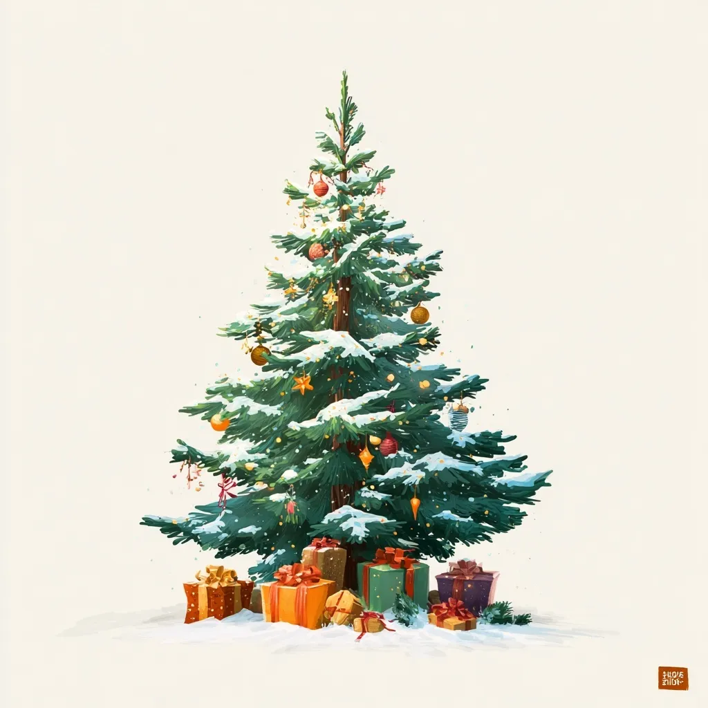 Christmas Tree With Gifts 18
