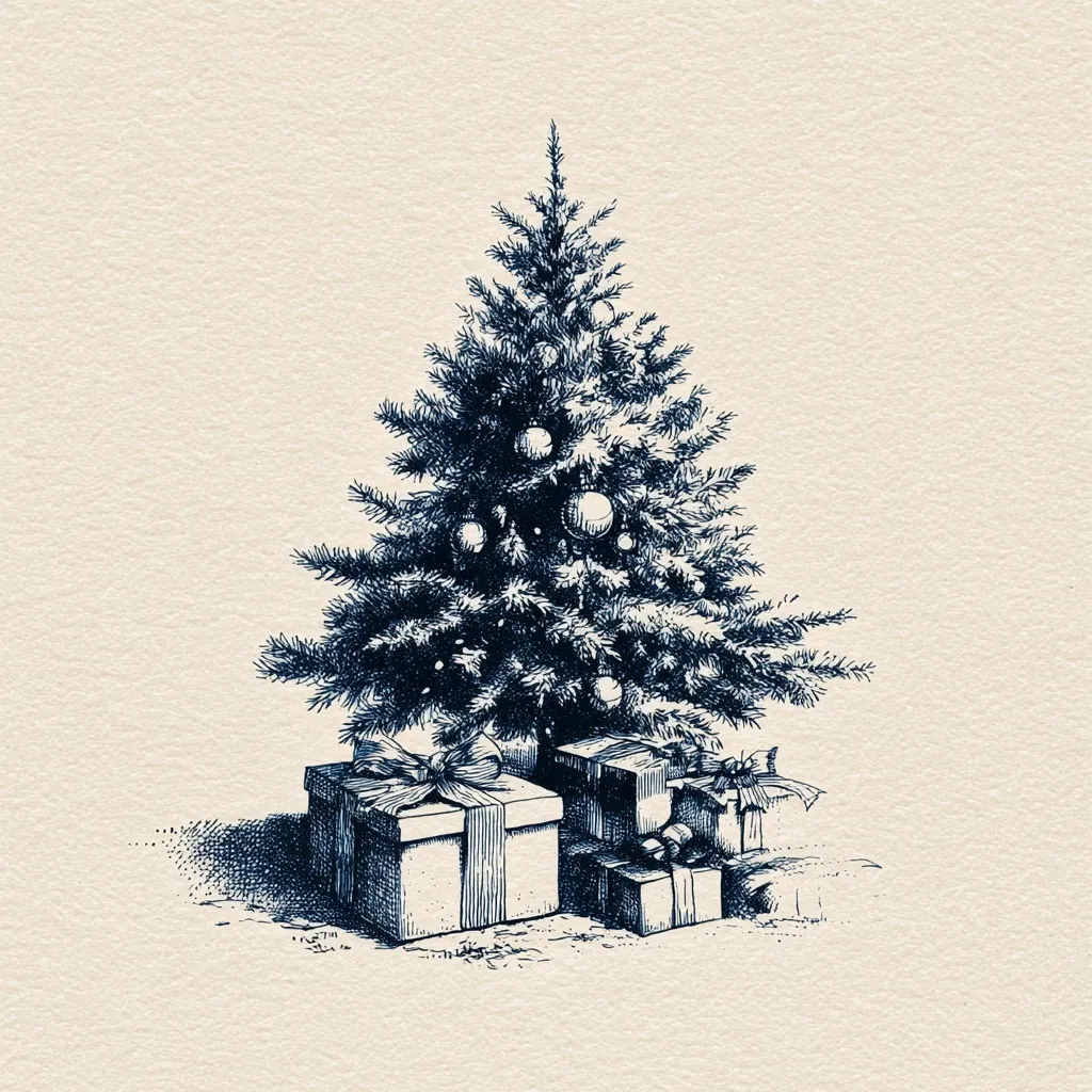 Christmas Tree With Gifts 22