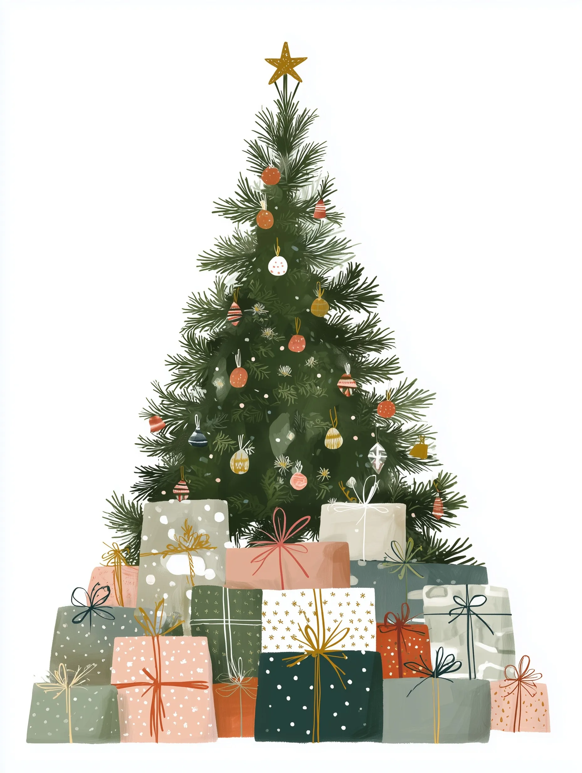 Christmas Tree With Gifts 24