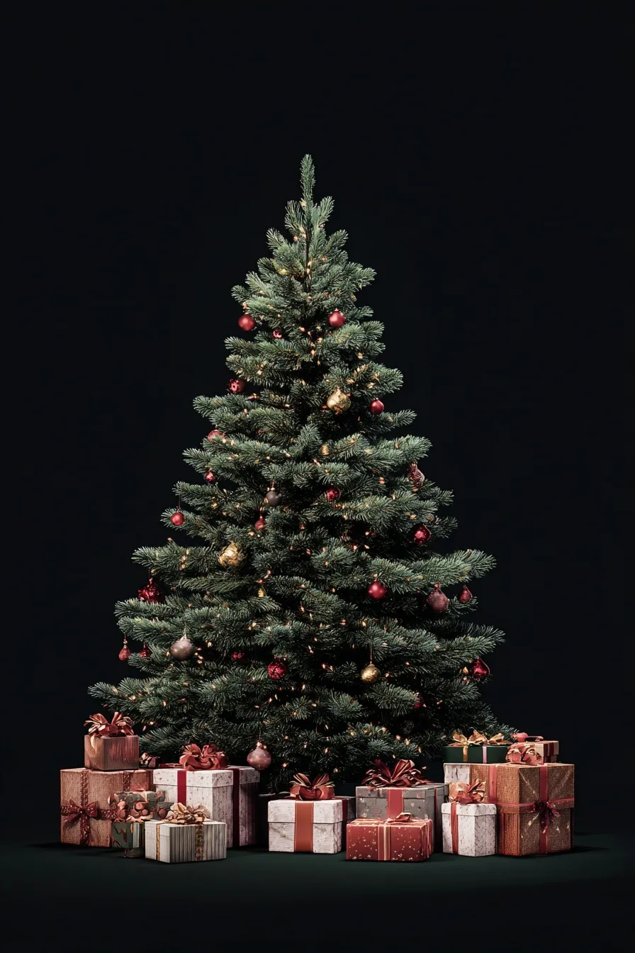 Christmas Tree With Gifts 25