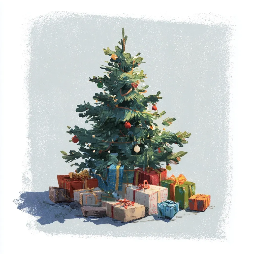 Christmas Tree With Gifts 33