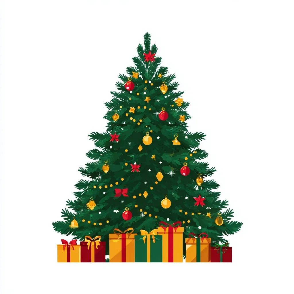 Christmas Tree With Gifts 38