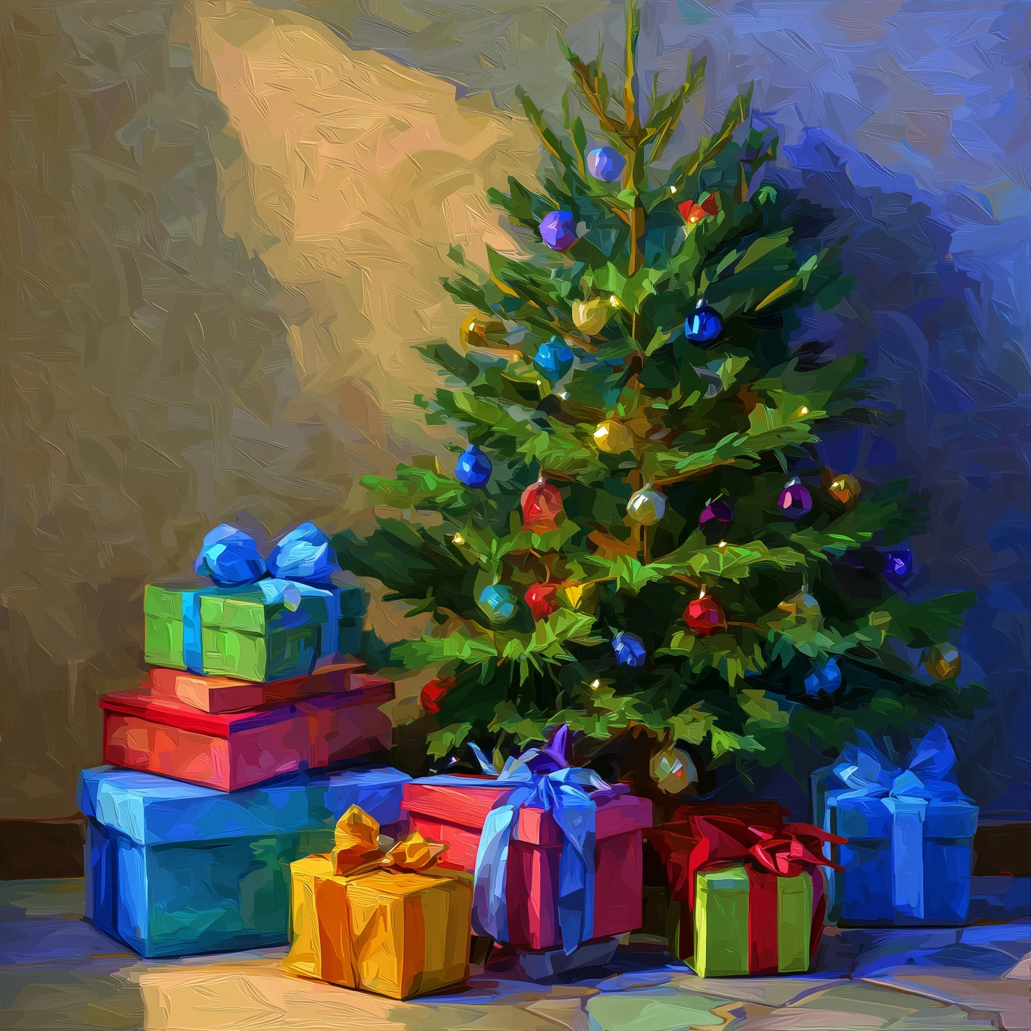 Christmas Tree With Gifts 46