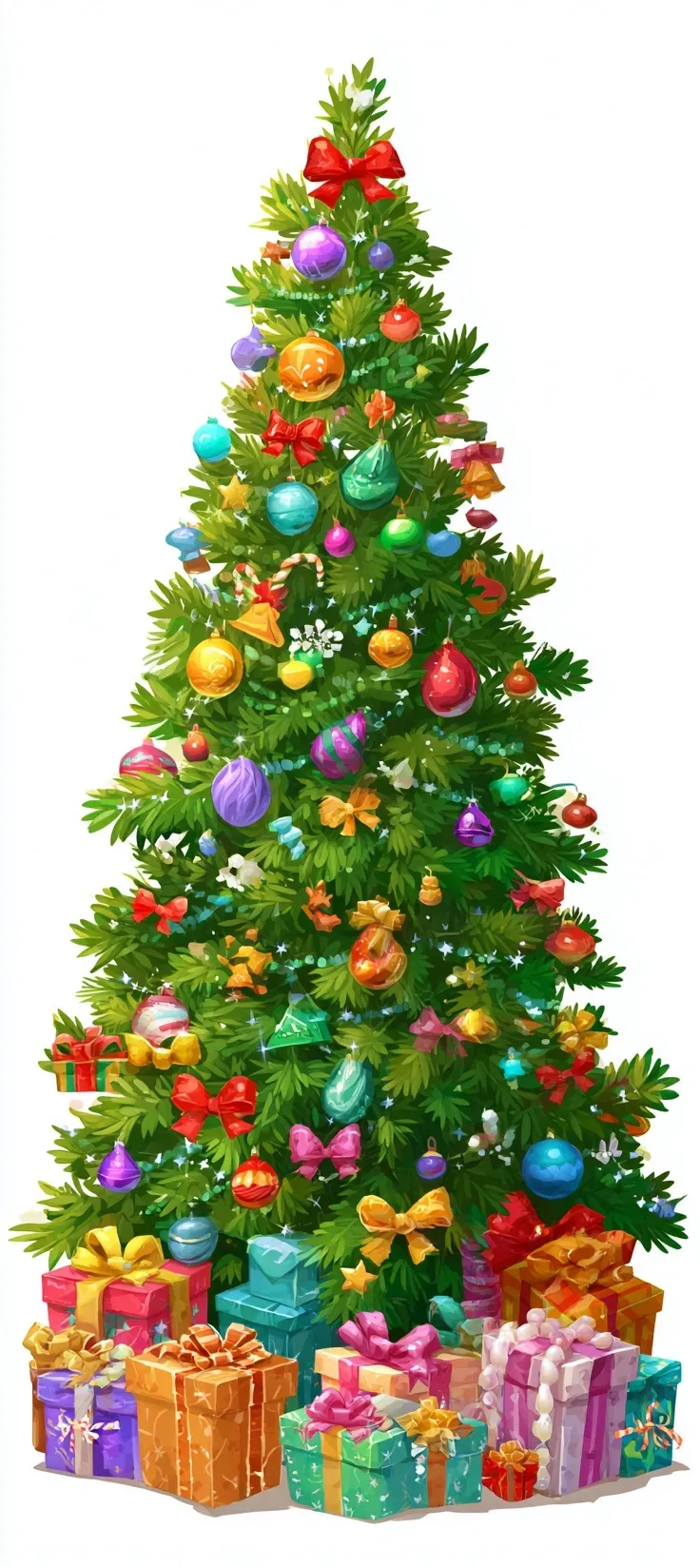 Christmas Tree With Gifts 50