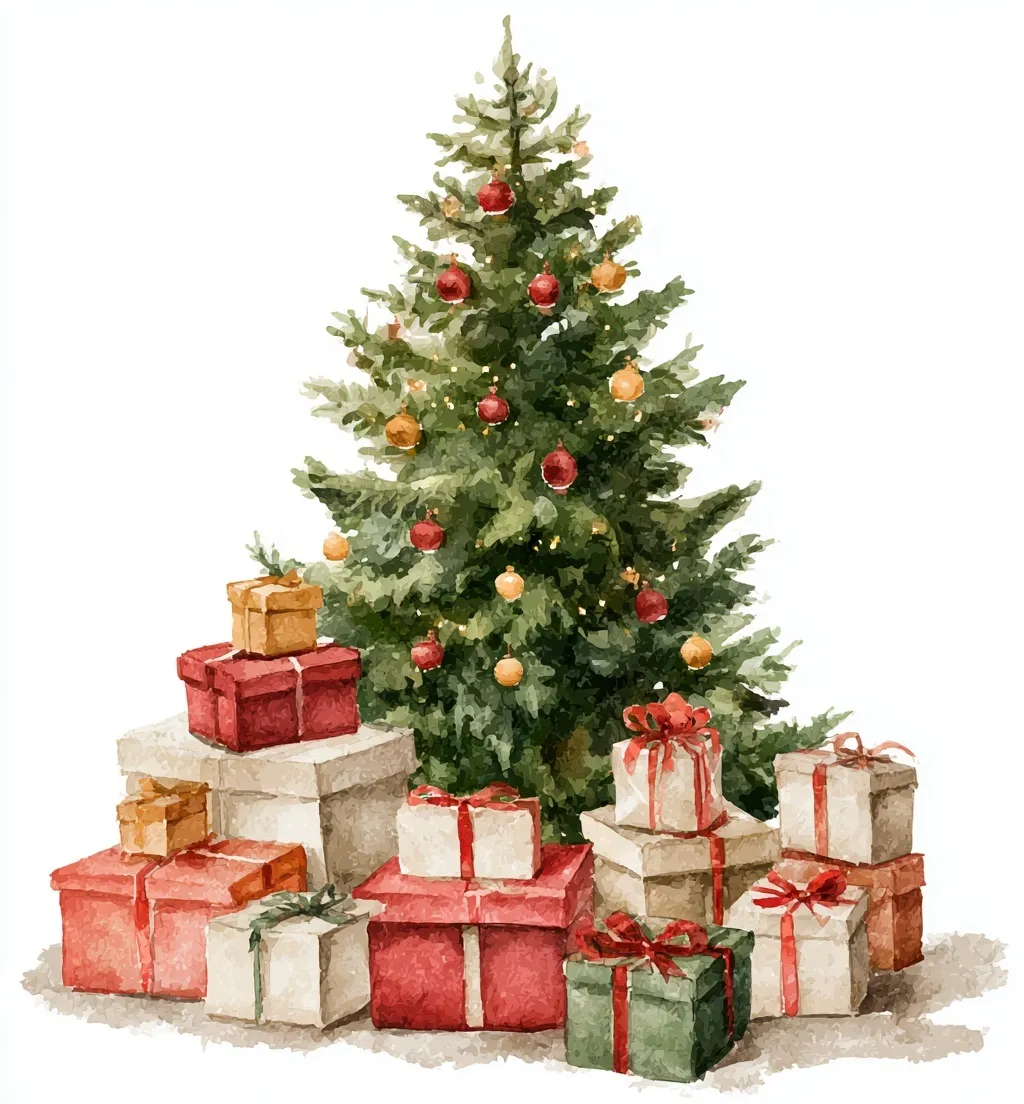 Christmas Tree With Gifts 60