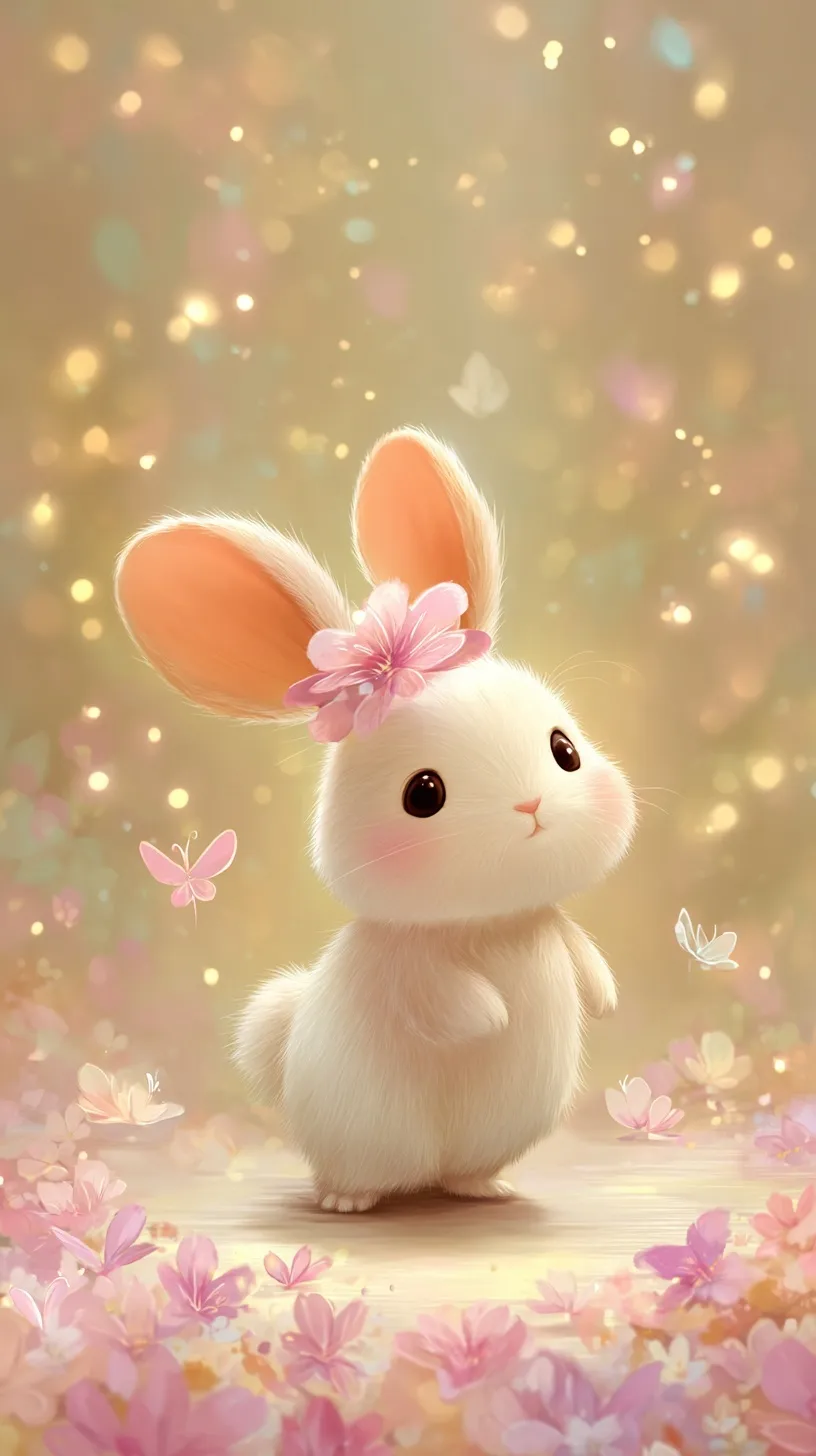 Aesthetic cute girly mobile wallpaper for iPhone 17 Pro Max screen background.