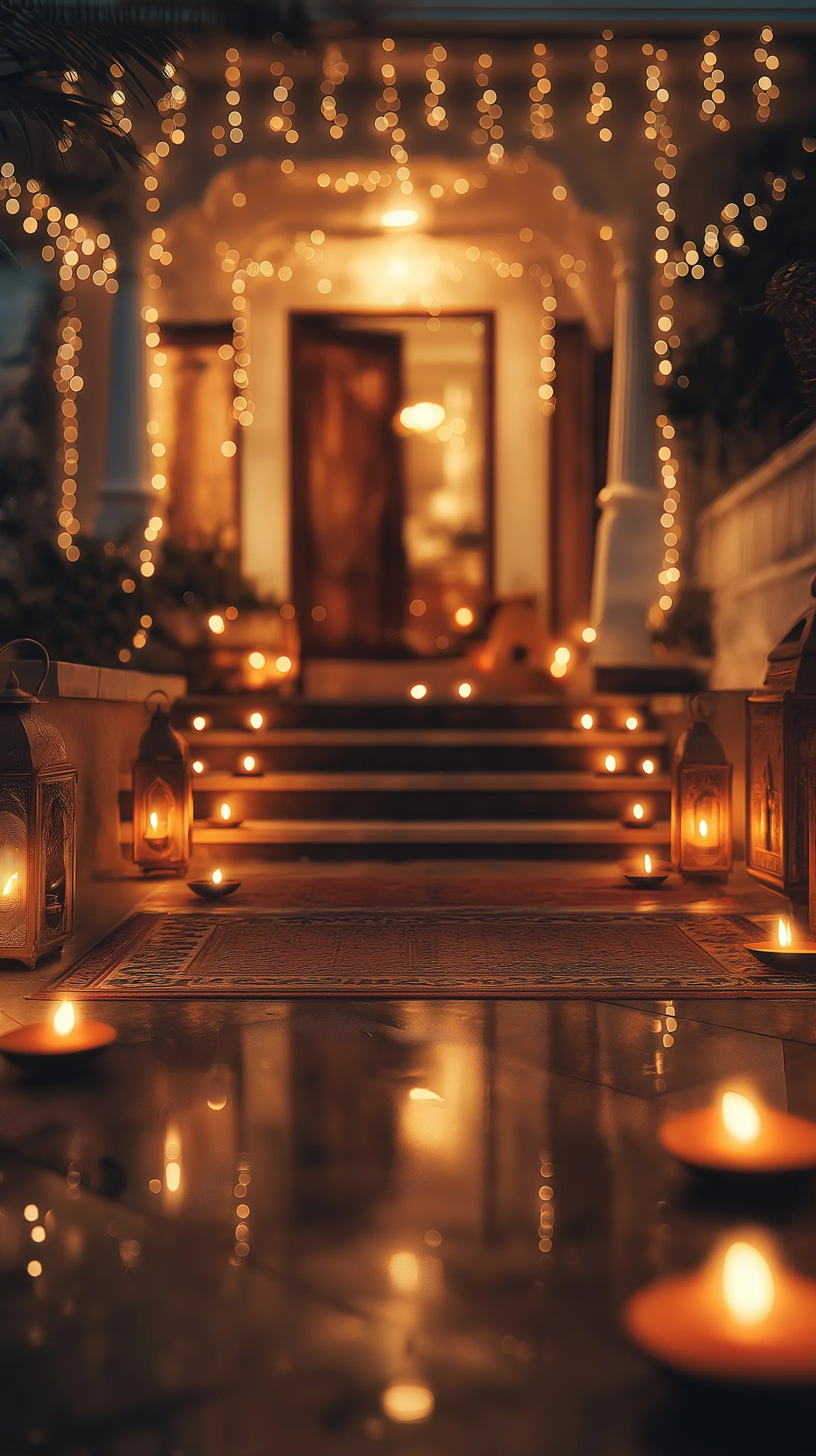 Diwali Gold Aesthetic Decoration 3