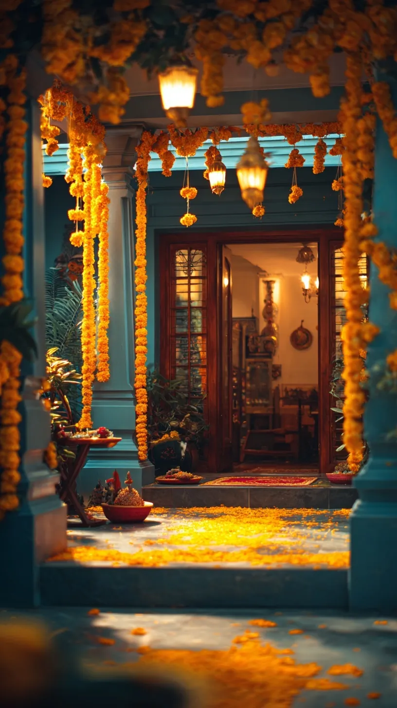 Diwali Gold Aesthetic Decoration 9