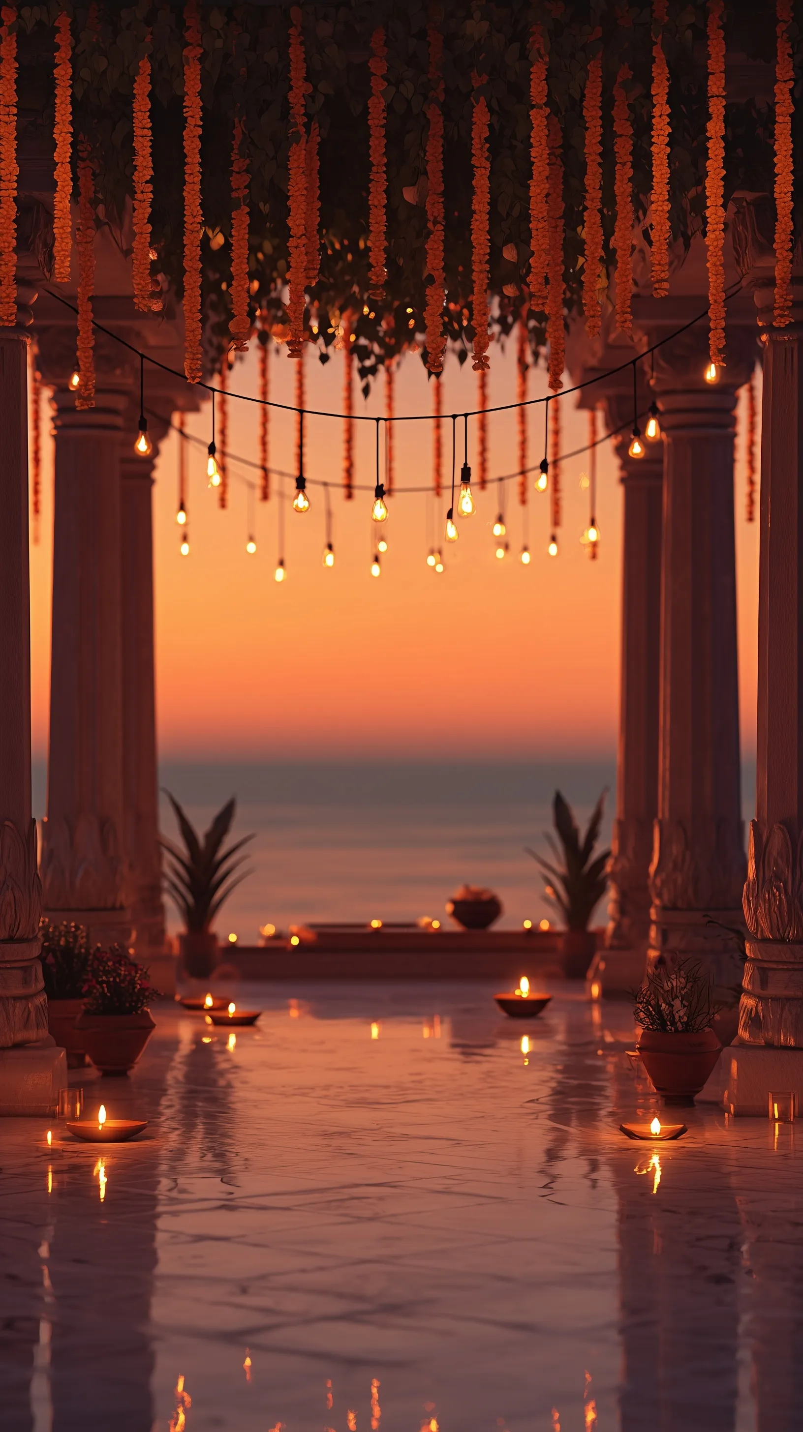 Diwali Gold Aesthetic Decoration 14