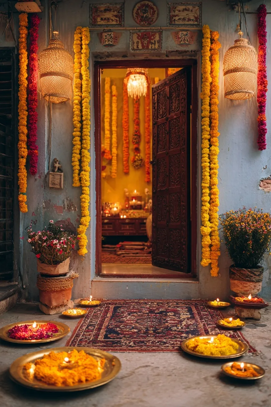 Diwali Gold Aesthetic Decoration 15