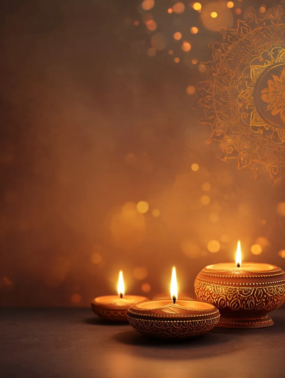 Diwali Gold Aesthetic Decoration 22