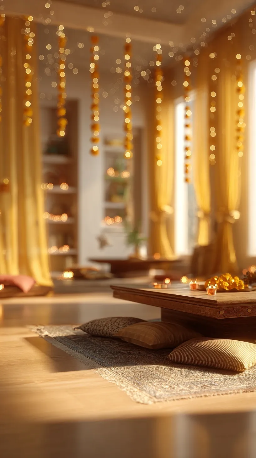 Diwali Gold Aesthetic Decoration 23