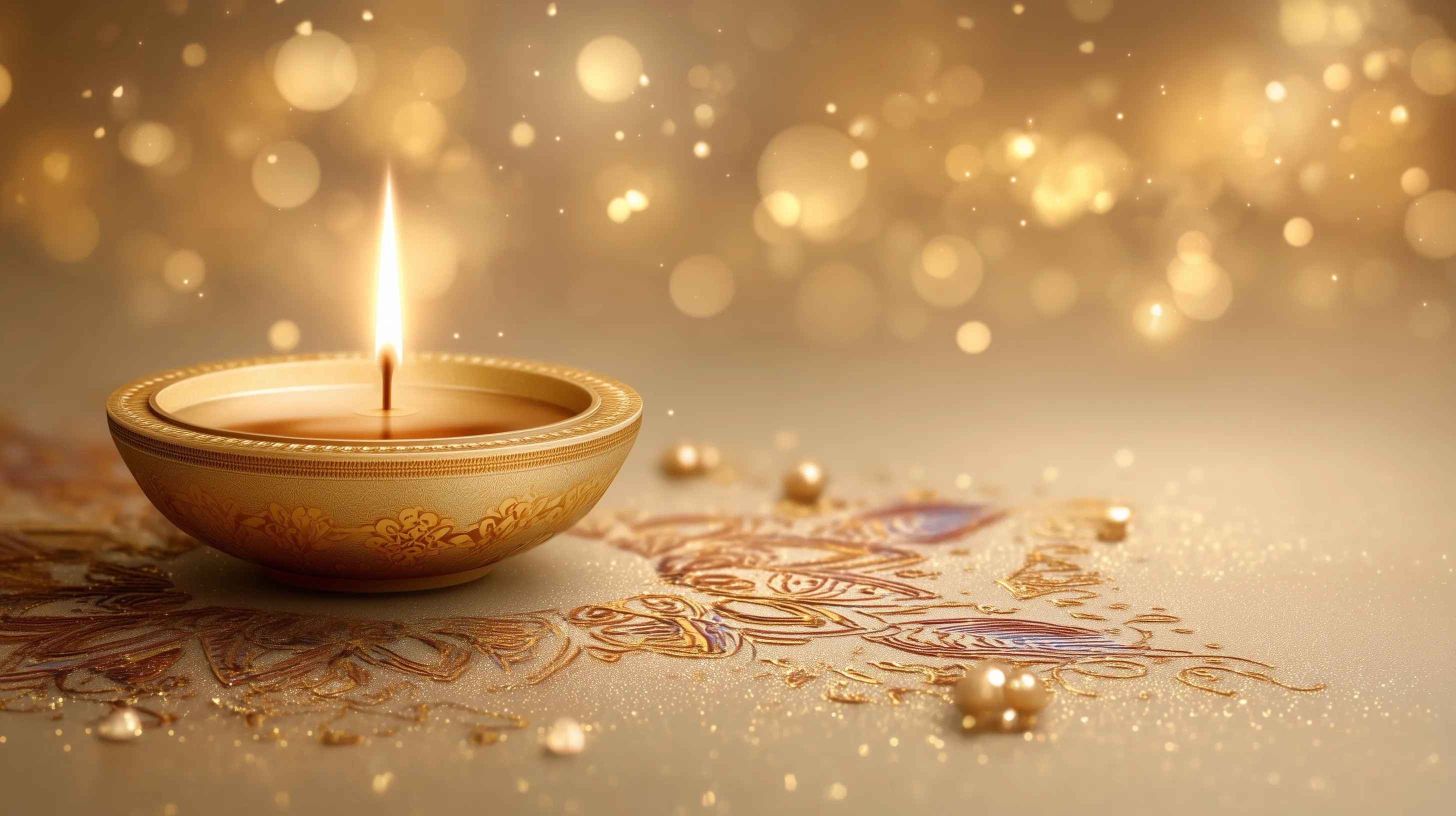 Diwali Gold Aesthetic Decoration 24