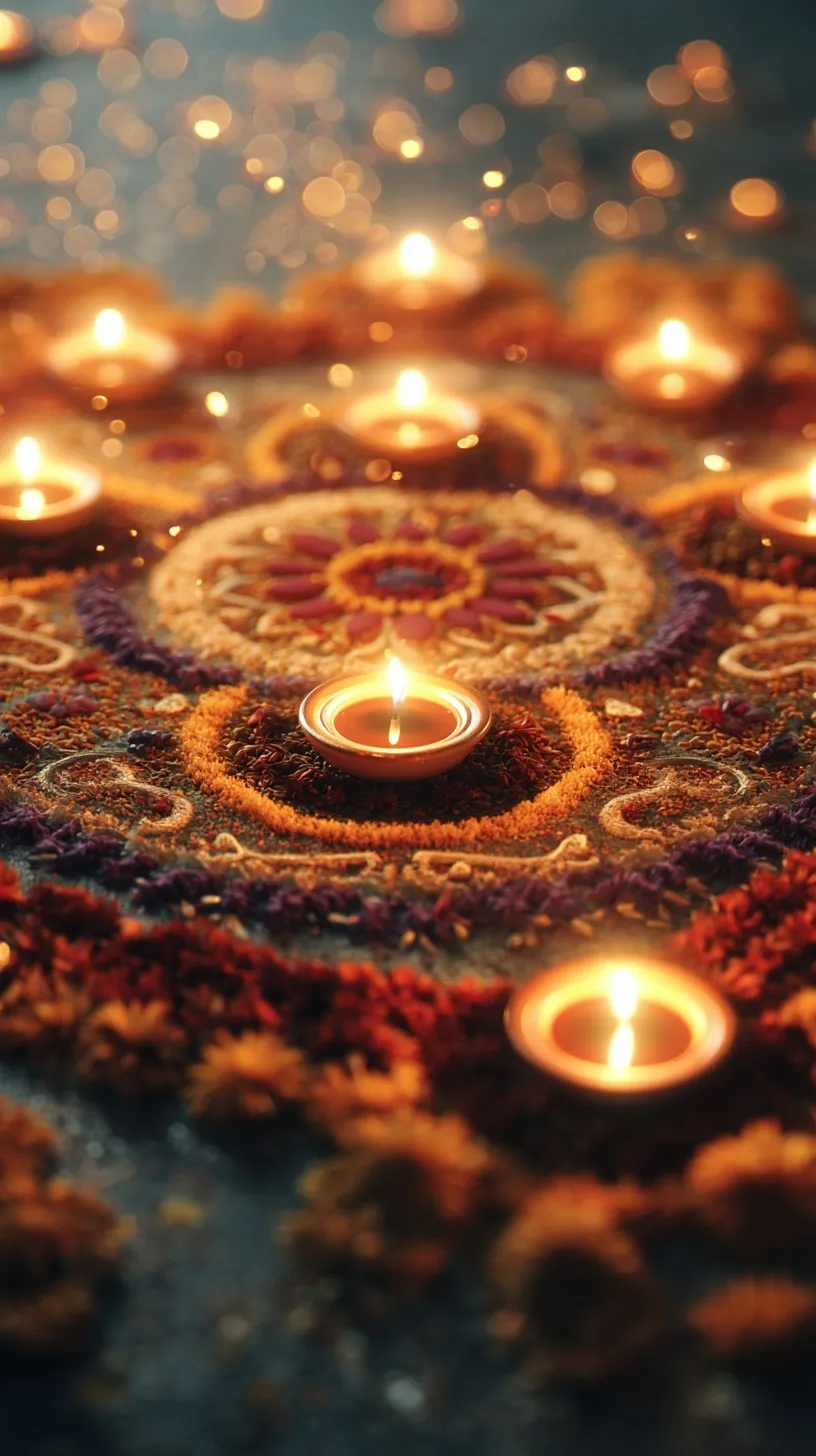 Diwali Gold Aesthetic Decoration 26