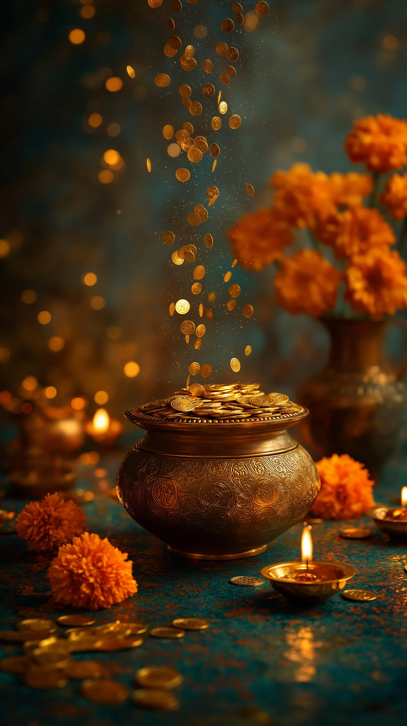 Diwali Gold Aesthetic Decoration 29