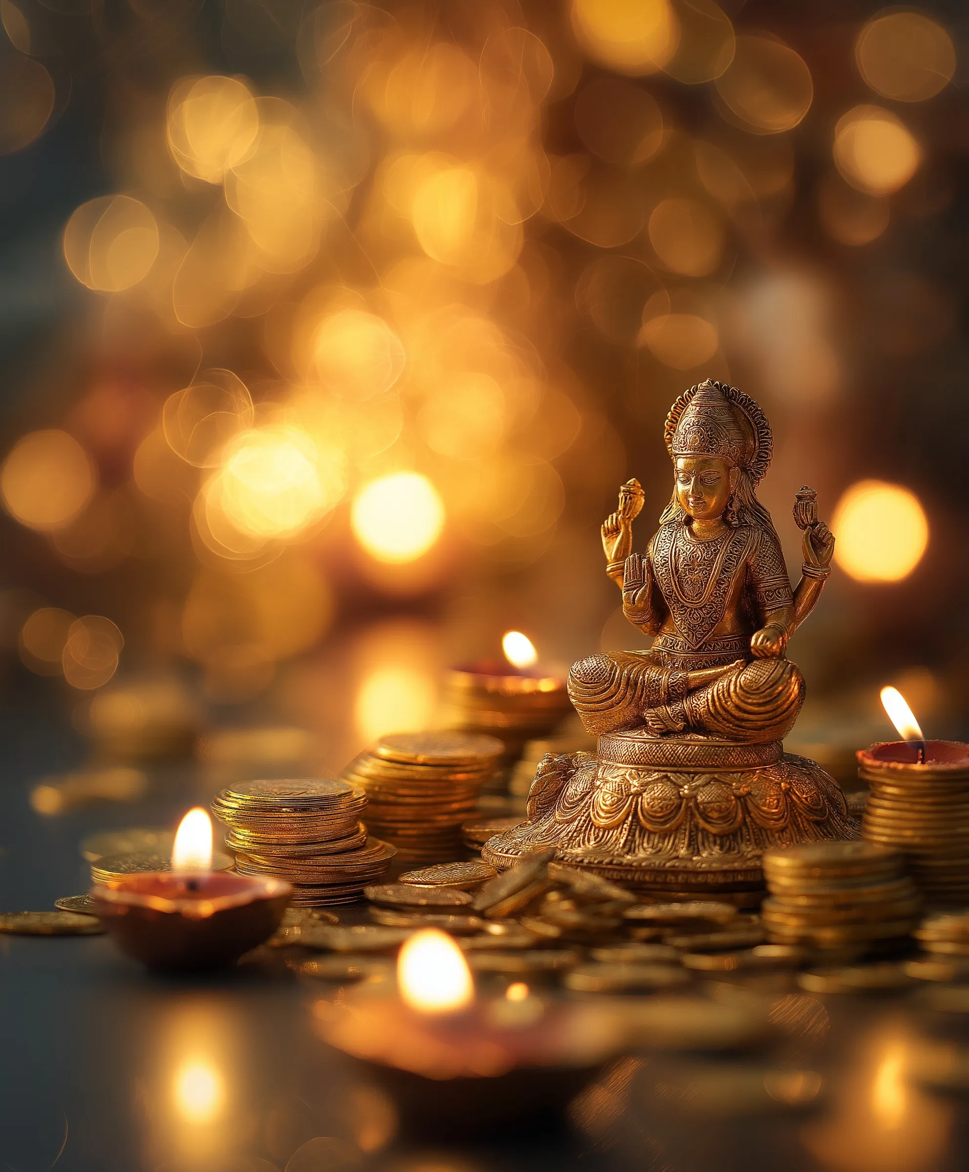 Diwali Gold Aesthetic Decoration 31