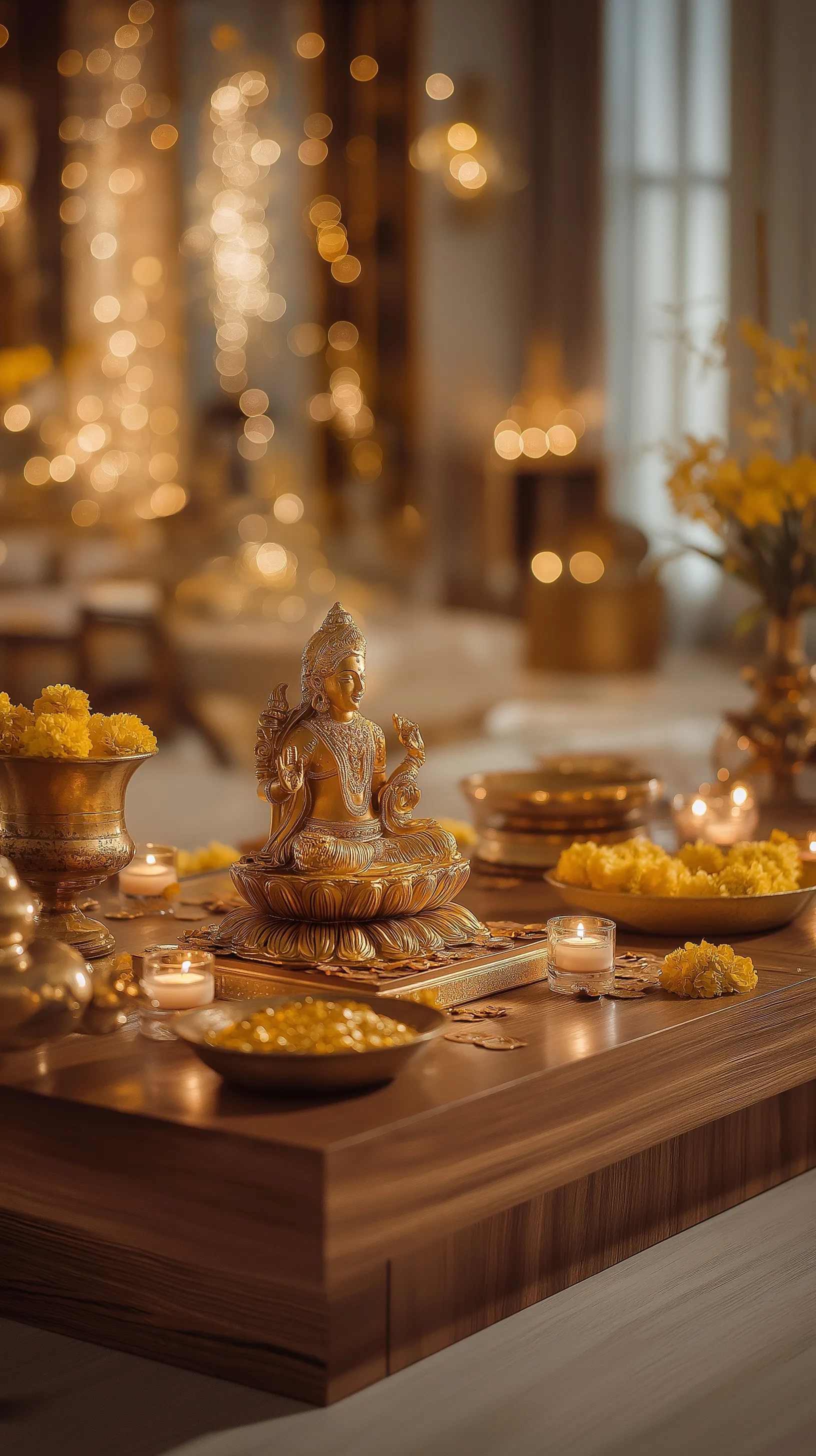 Diwali Gold Aesthetic Decoration 37