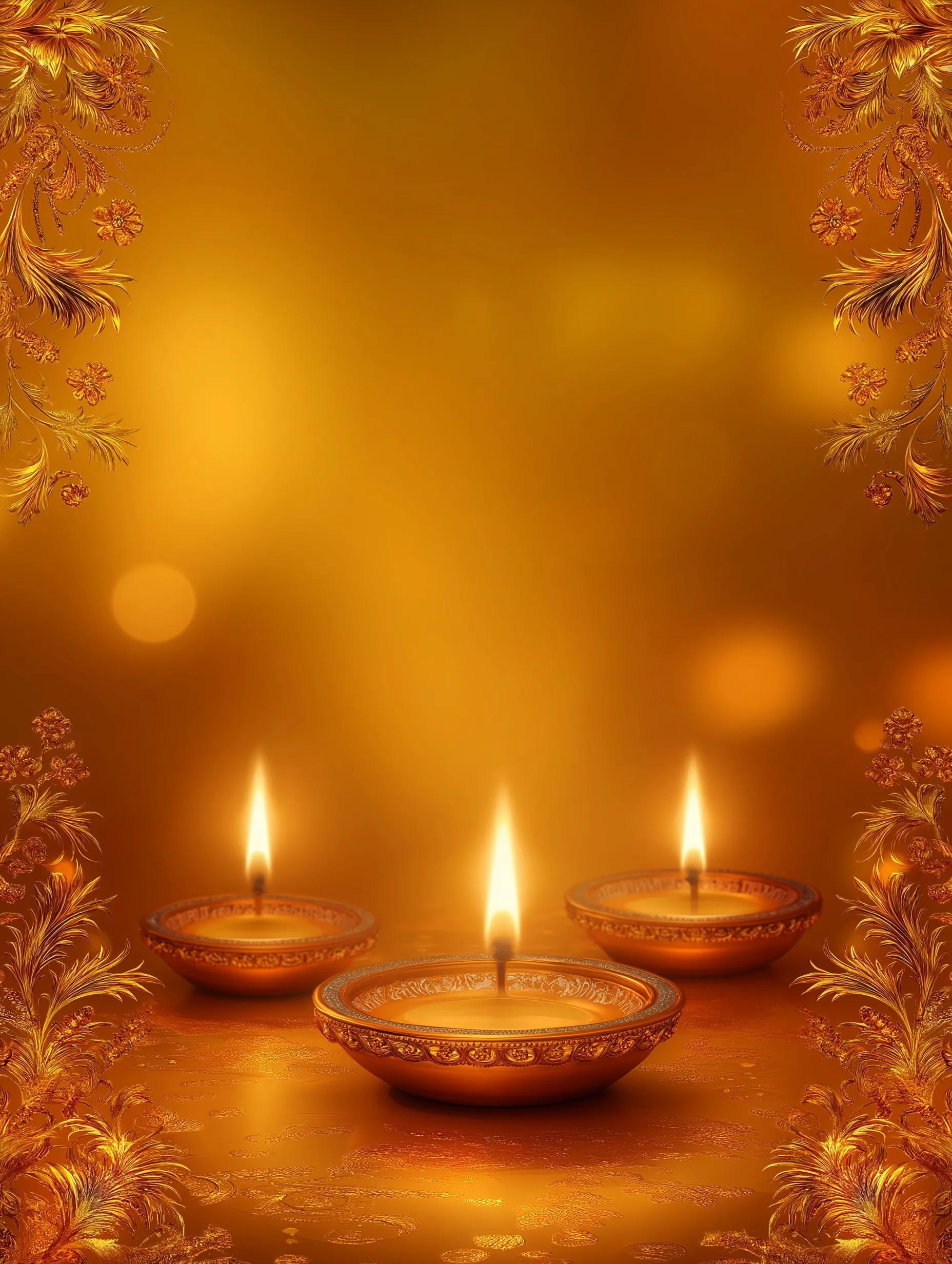 Diwali Gold Aesthetic Decoration 40